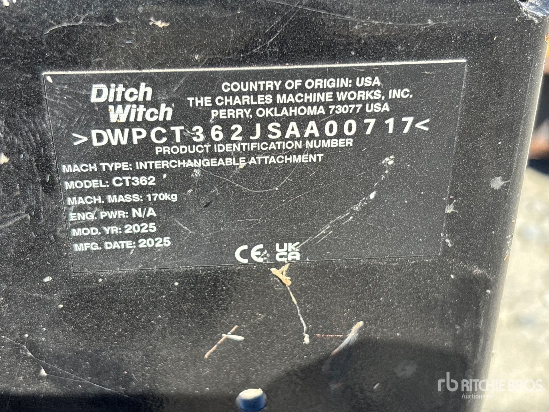 2025 Ditch Witch CT362