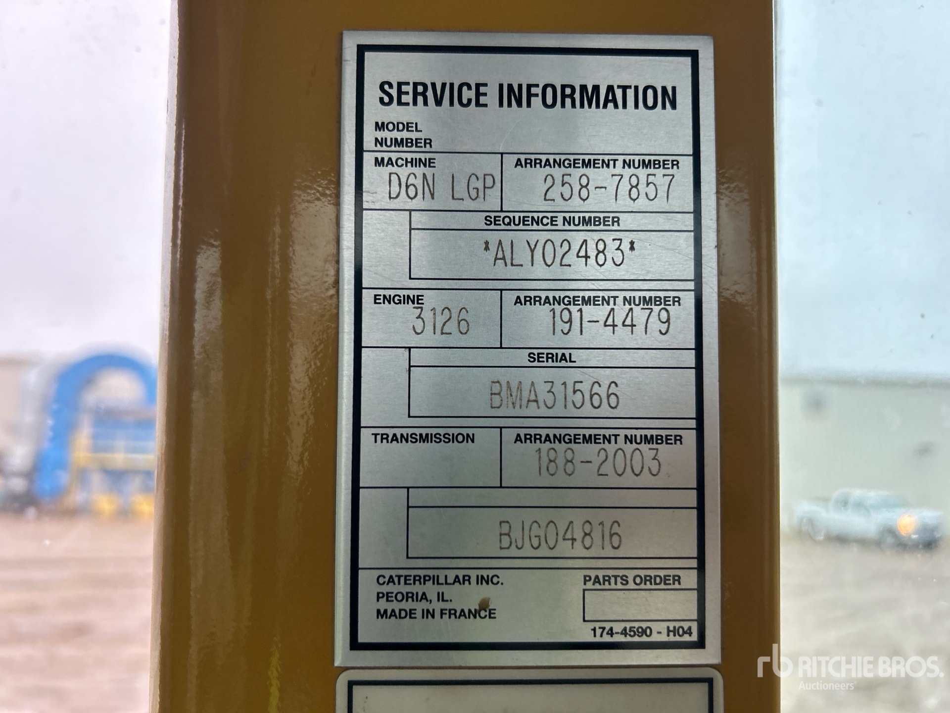 2006 Caterpillar D6N LGP