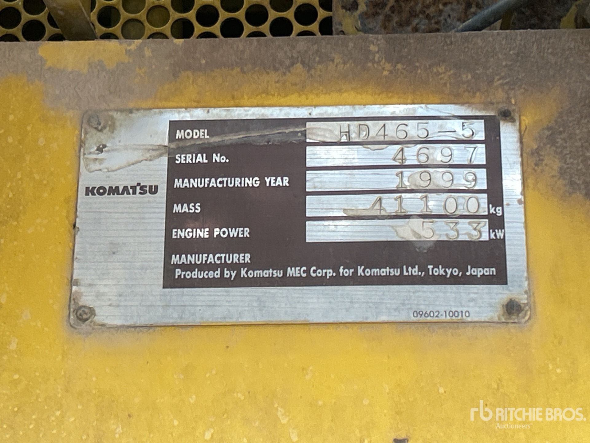 1999 Komatsu HD4655