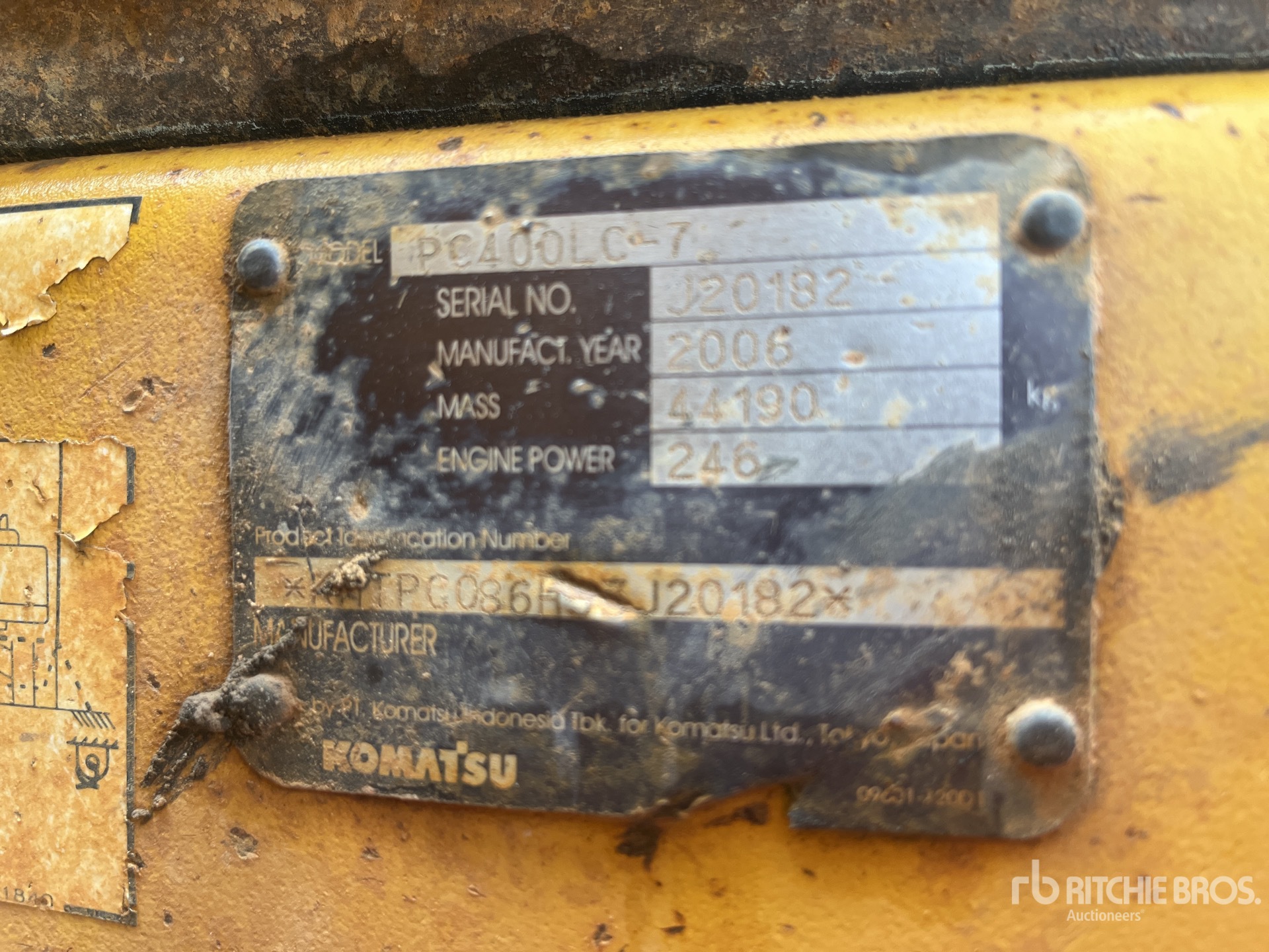2006 Komatsu PC400LC-7