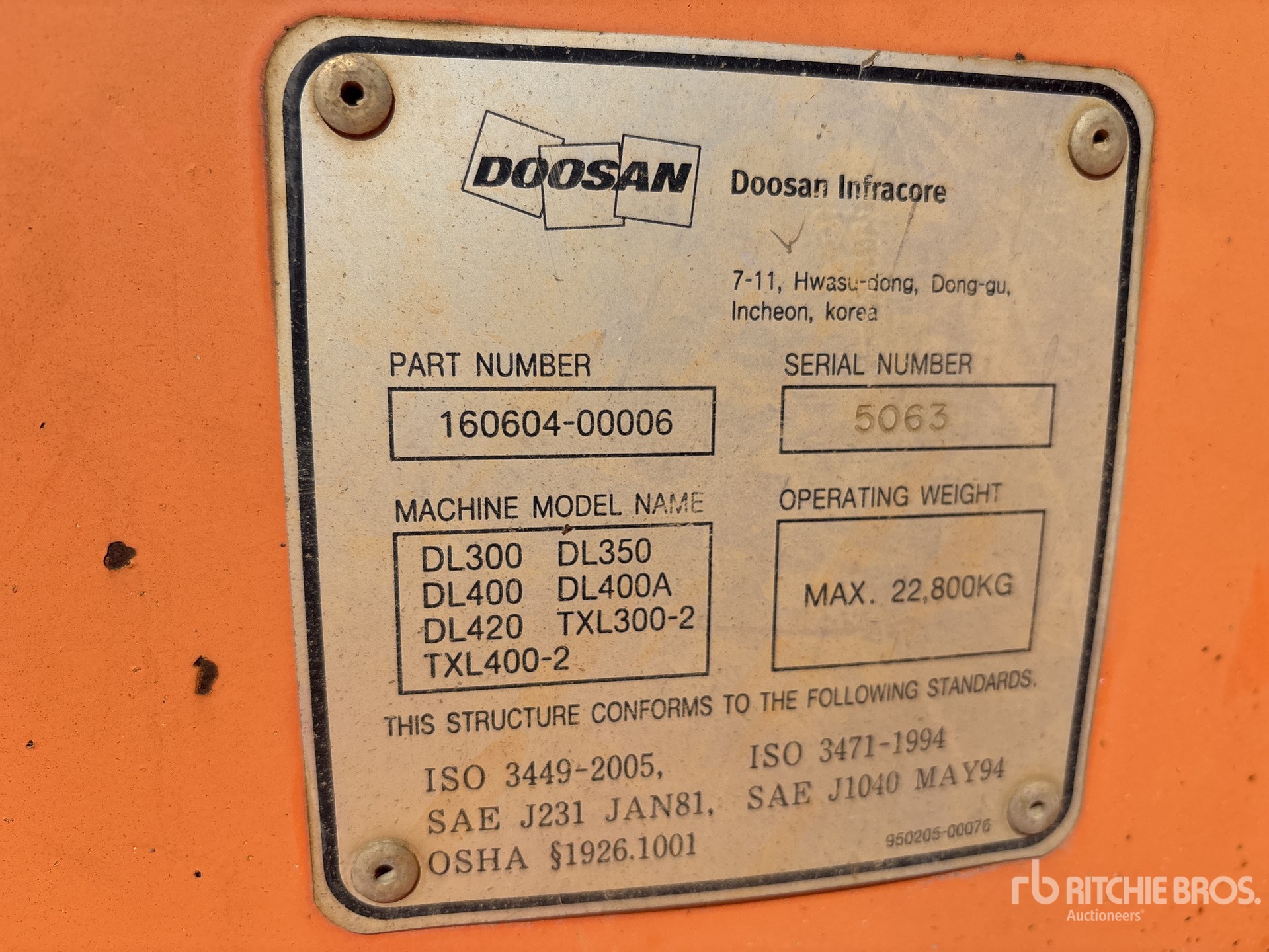 2010 Doosan DL420