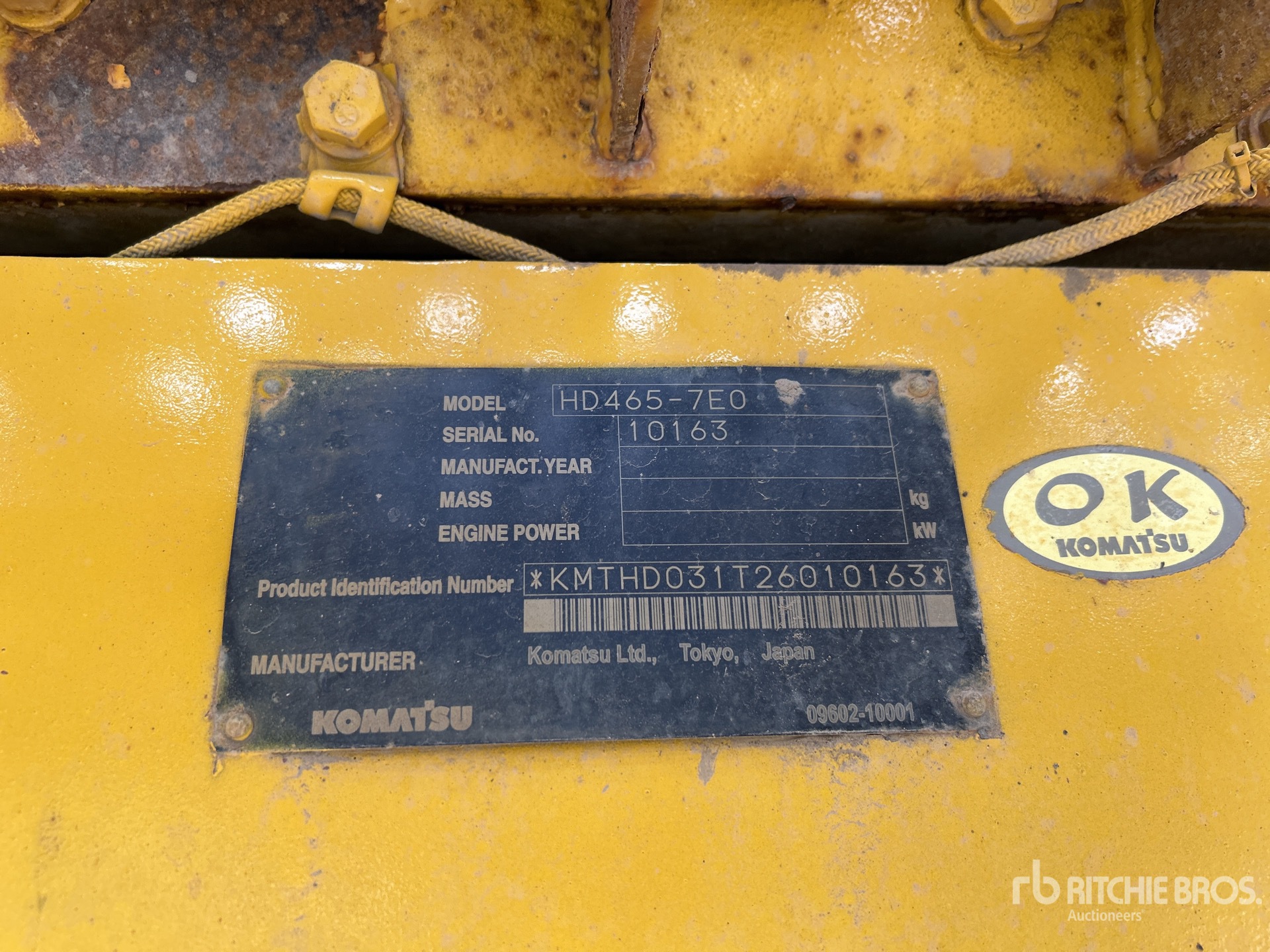 2006 Komatsu HD465-7E0