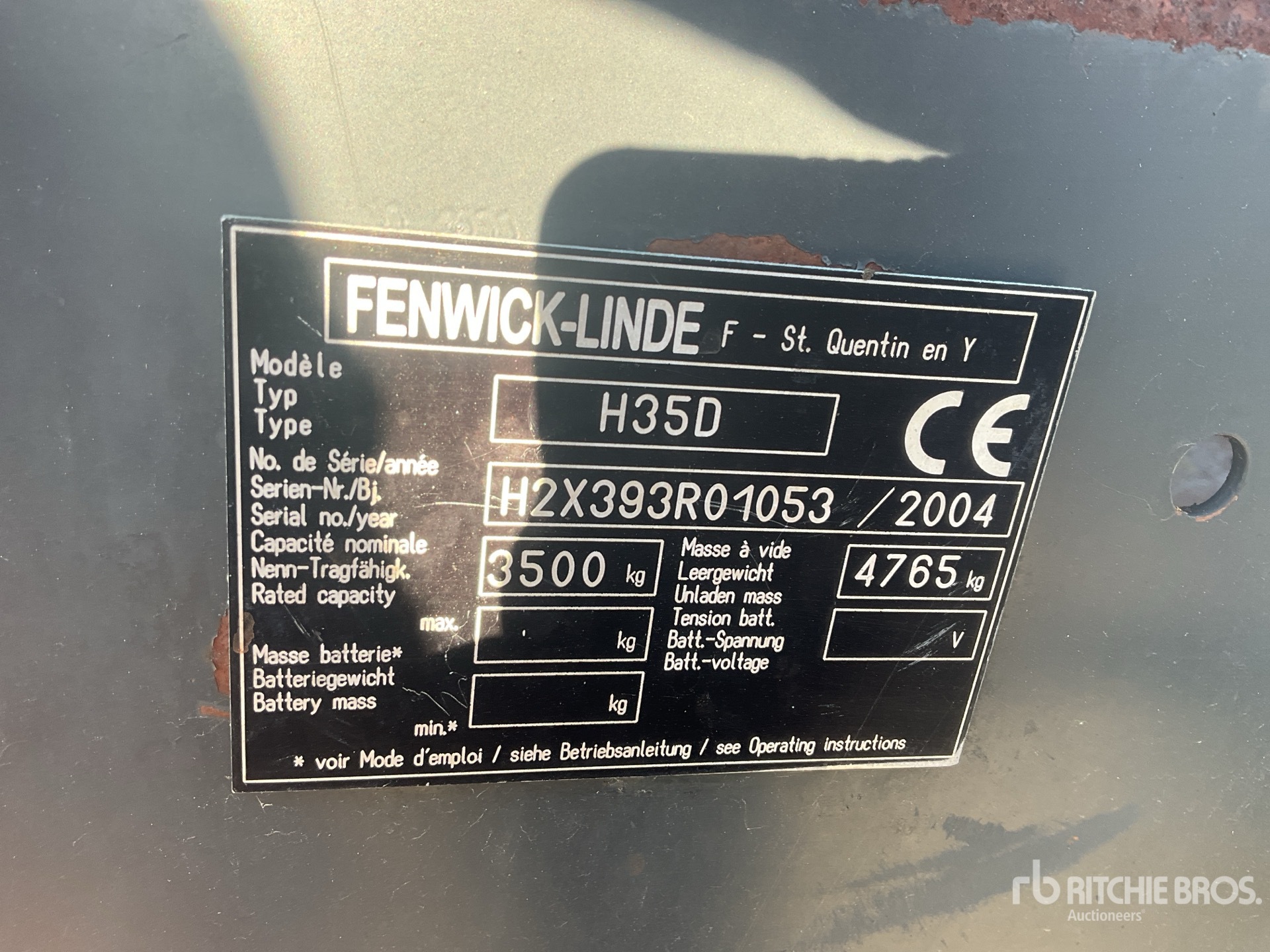 2004 Fenwick-Linde H35D