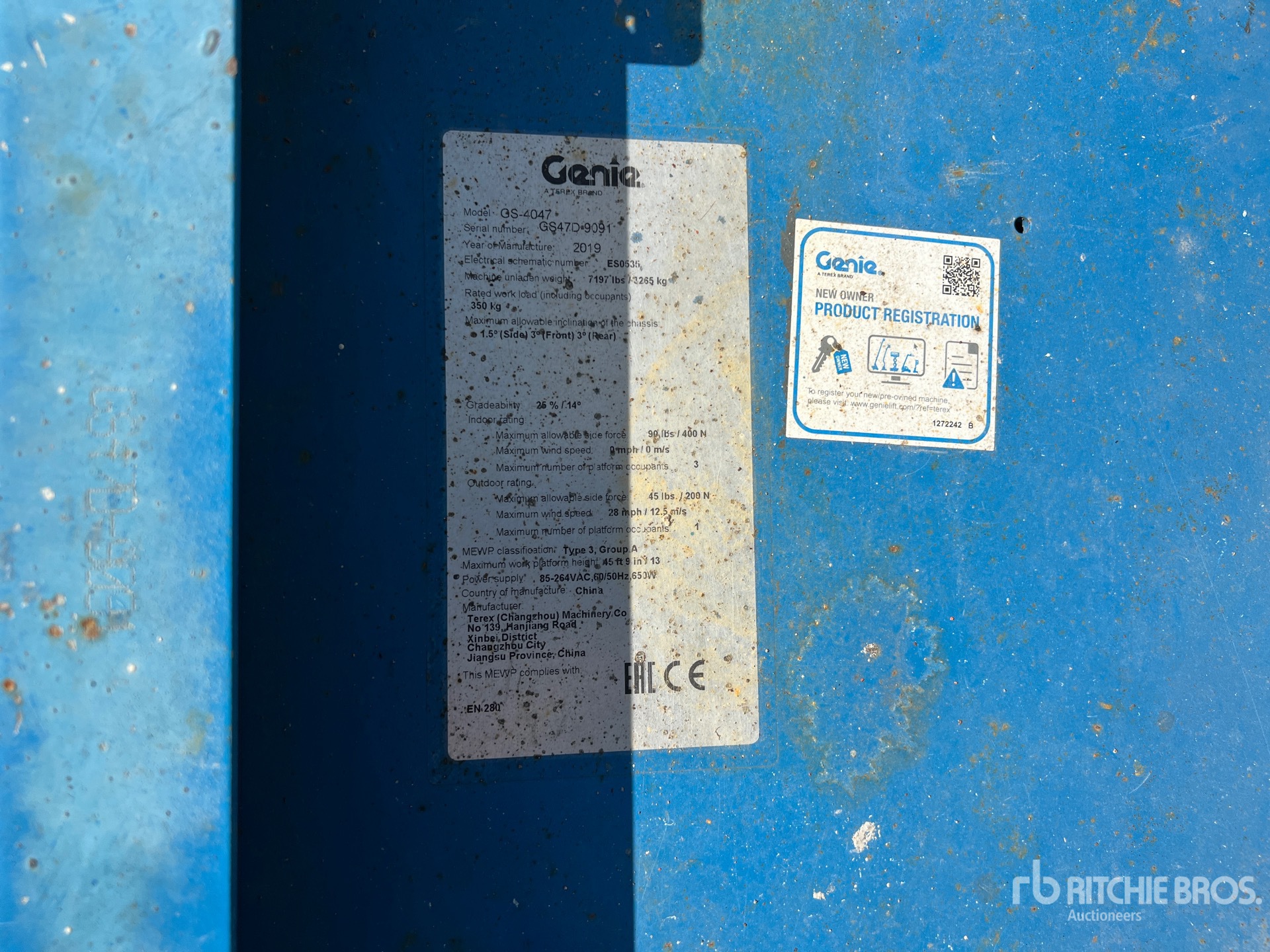 2019 Genie GS-4047