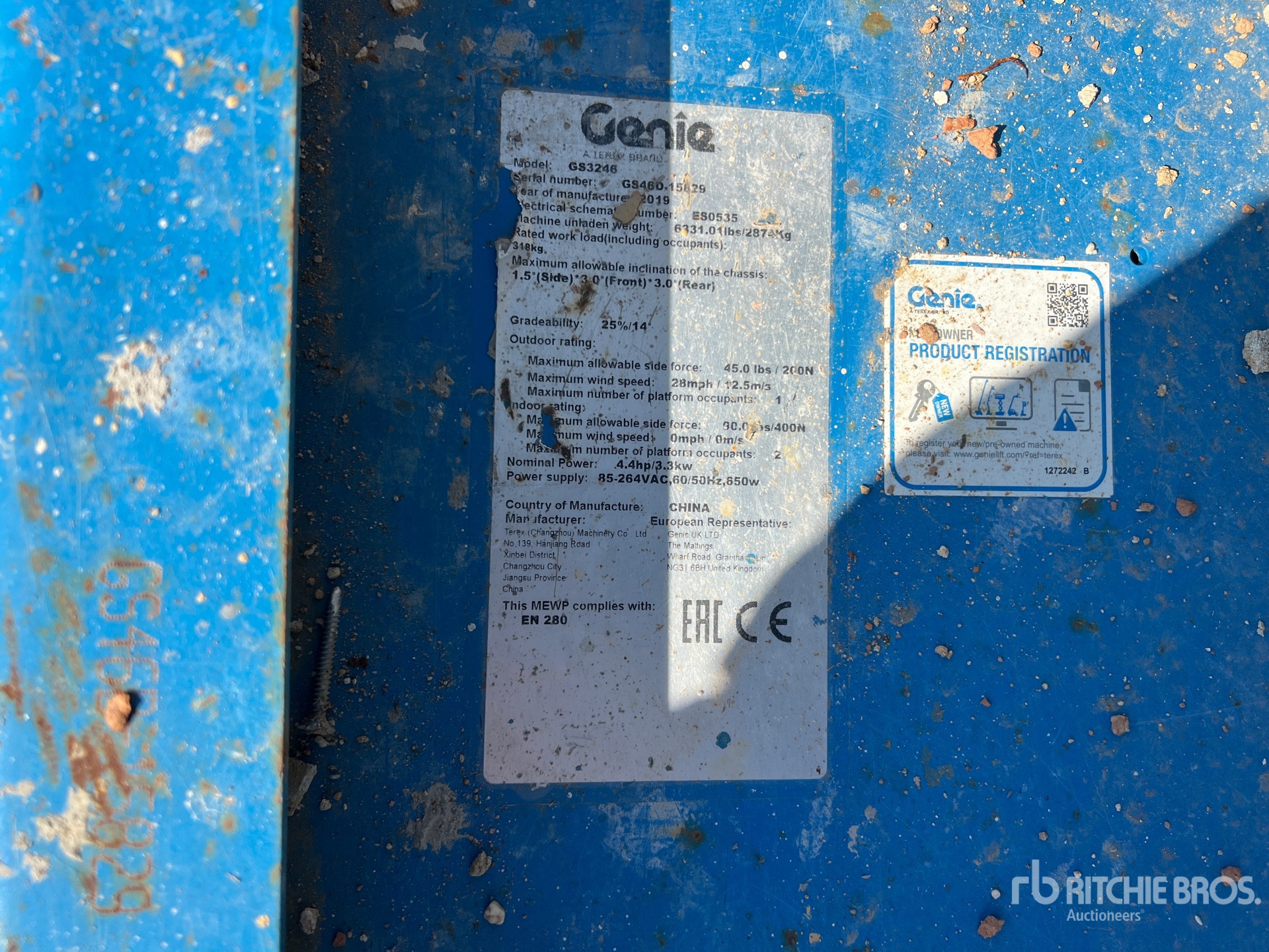 2019 Genie GS-3246