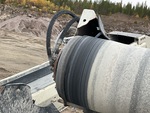Chassis with Feed Conveyor Drive Motor