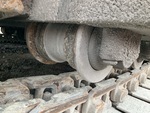 Undercarriage with Left Track Rollers