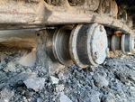 Undercarriage with Right Carrier Rollers