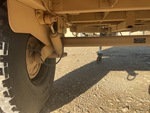 Trailer Chassis with Axle Condition