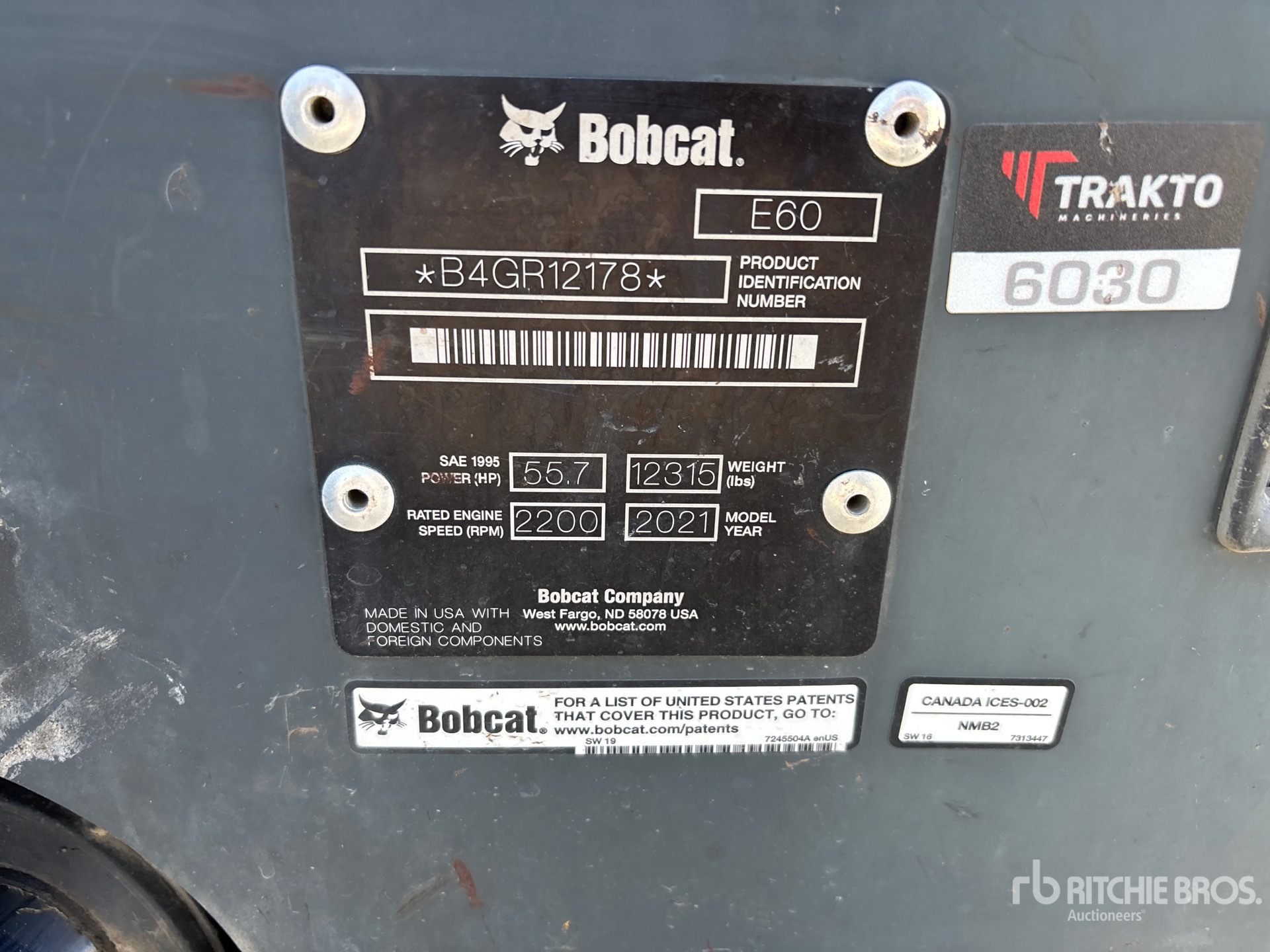 2021 Bobcat E60