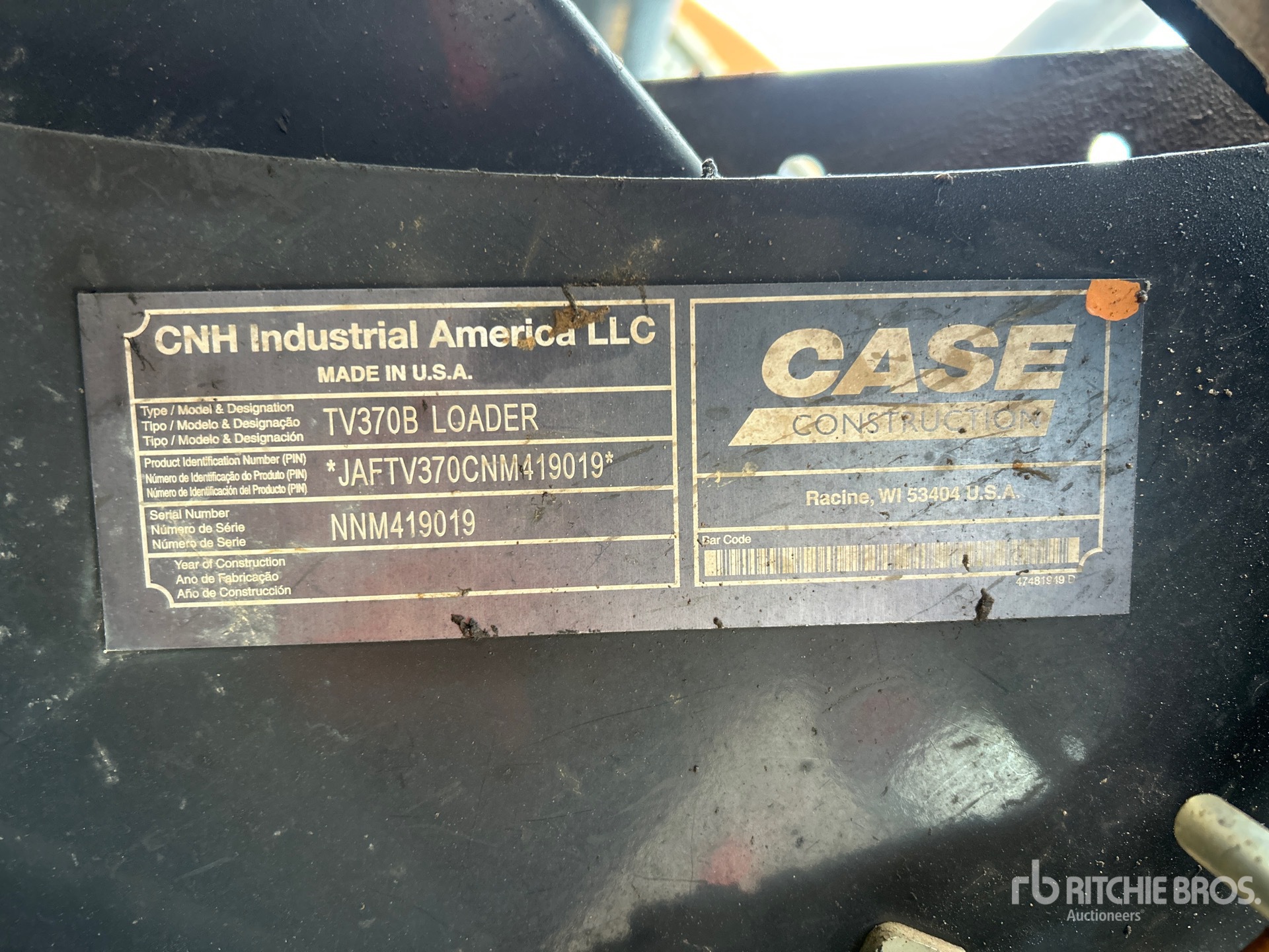 2022 Case TV370B