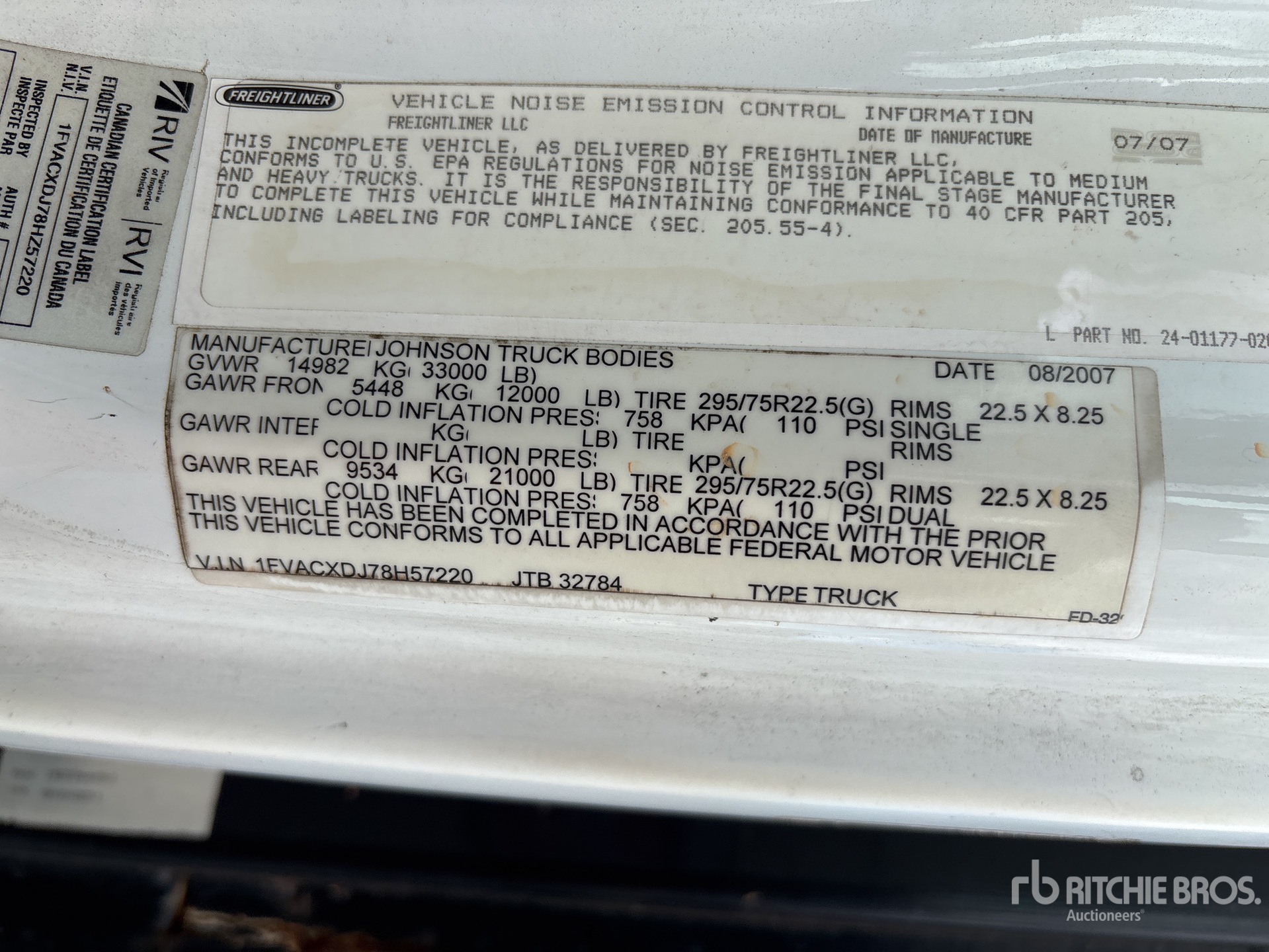 2008 Freightliner M2 106