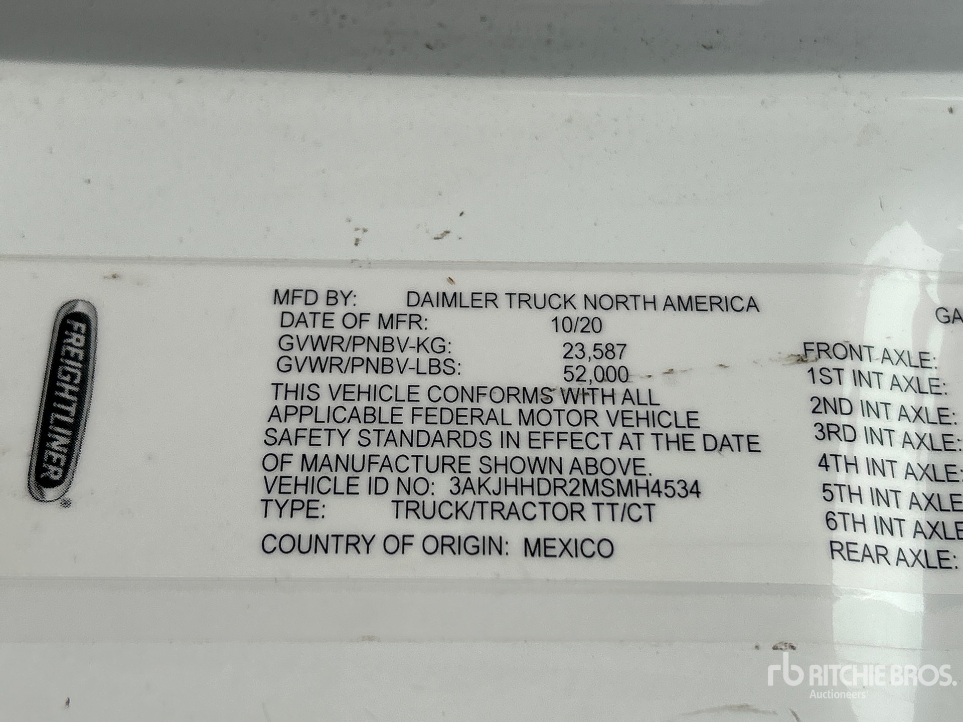 2021 Freightliner CASCADIA 126