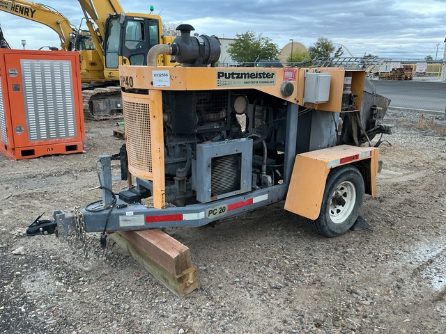 2016 (unverified) Putzmeister PC20 Concrete Pump