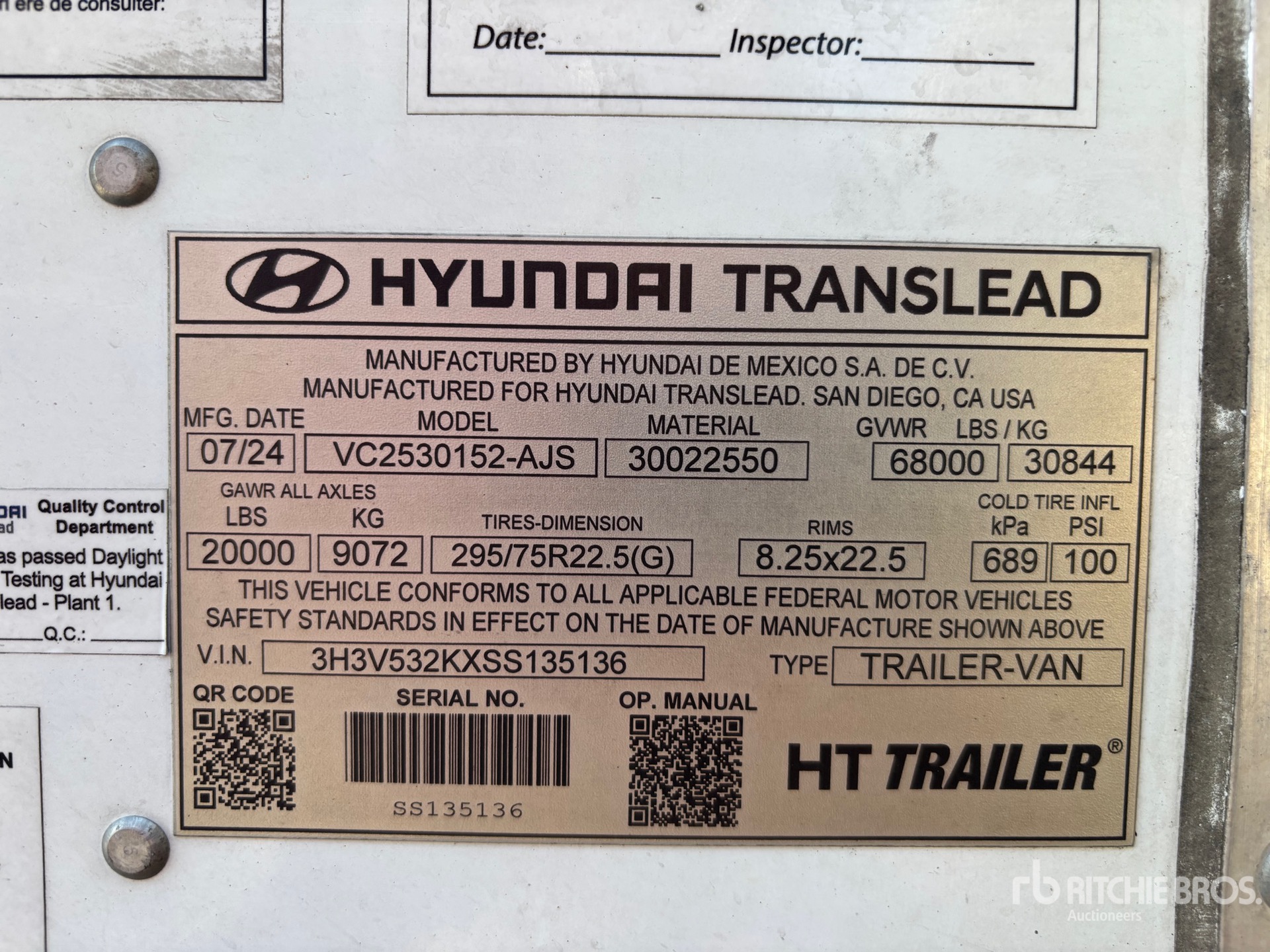 2025 Hyundai VC2530152-AJS