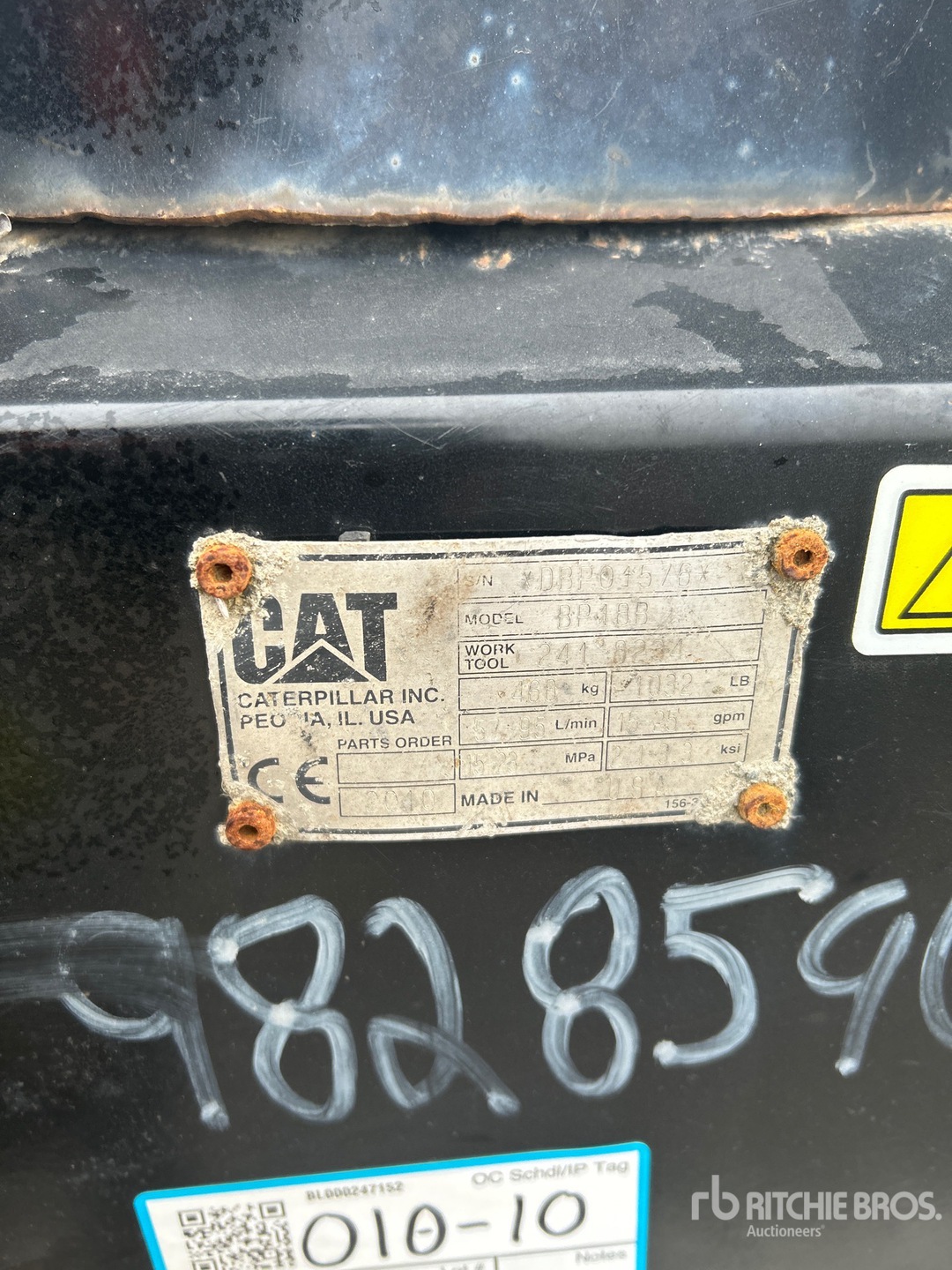 2011 Caterpillar BP18B