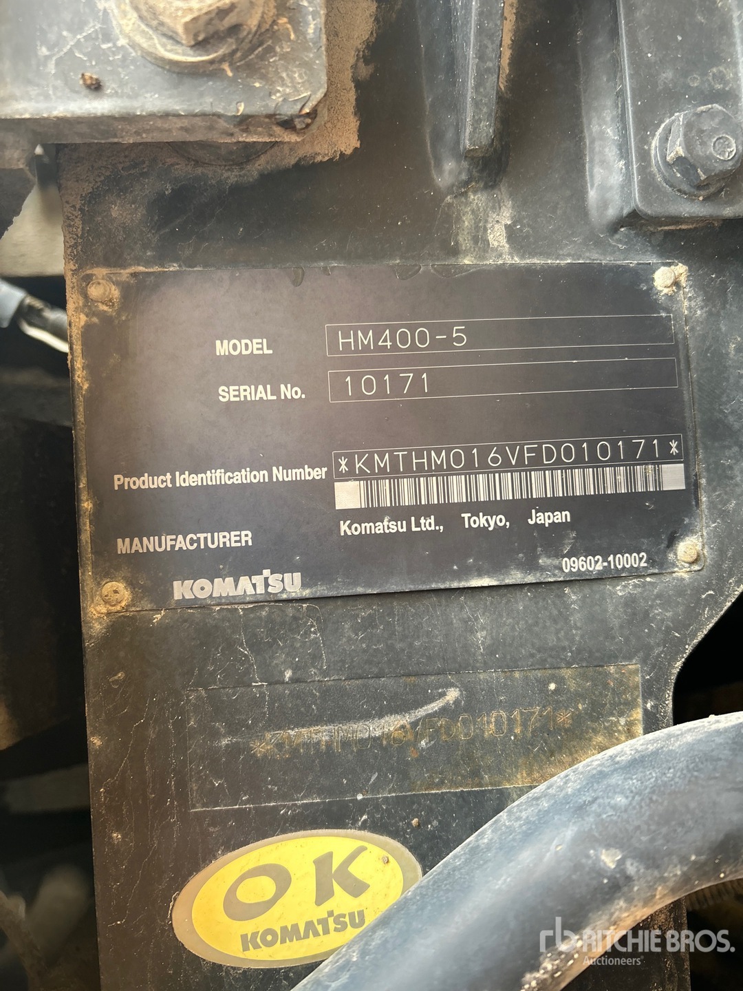 2016 Komatsu HM400-5