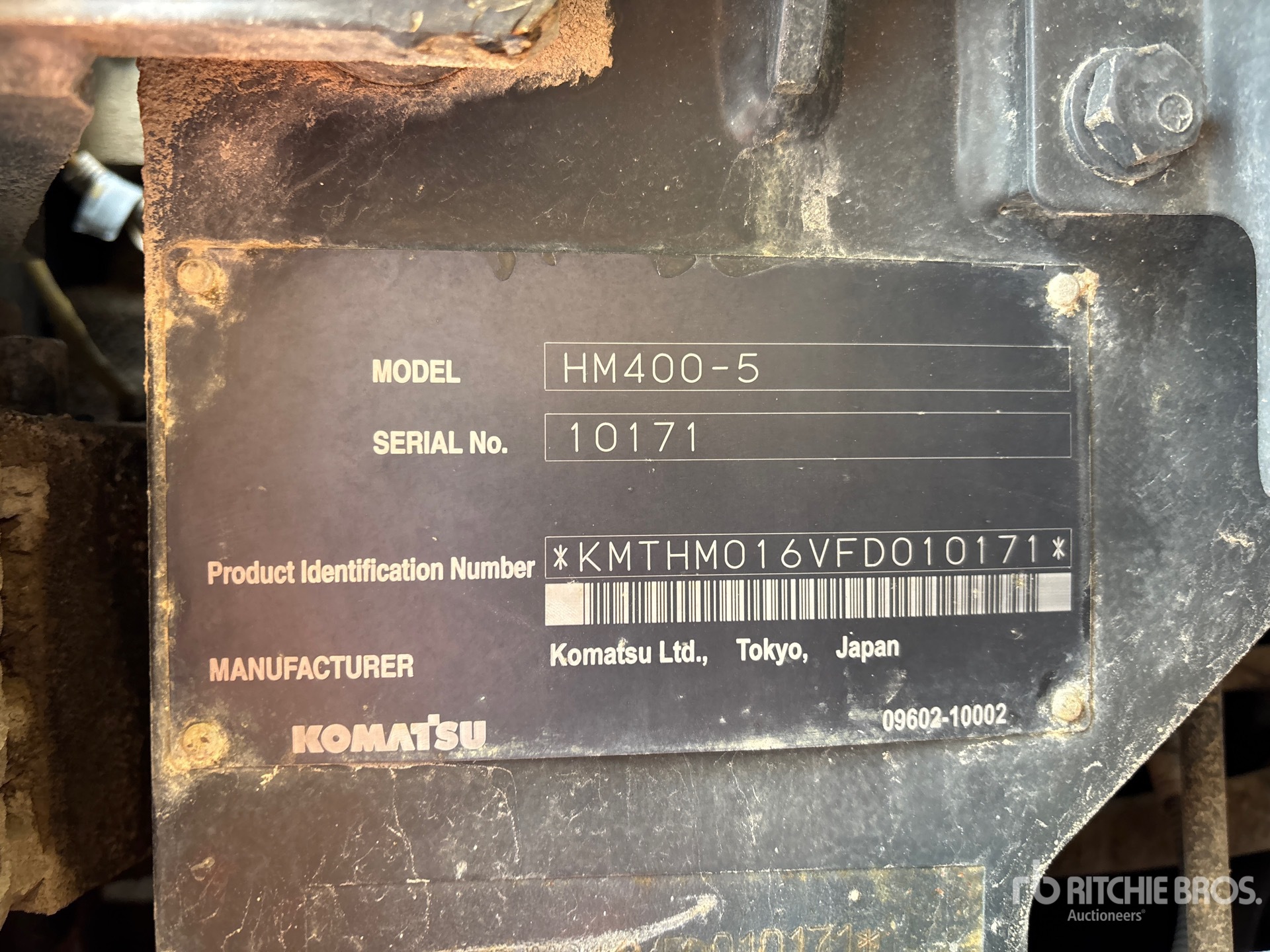 2016 Komatsu HM400-5