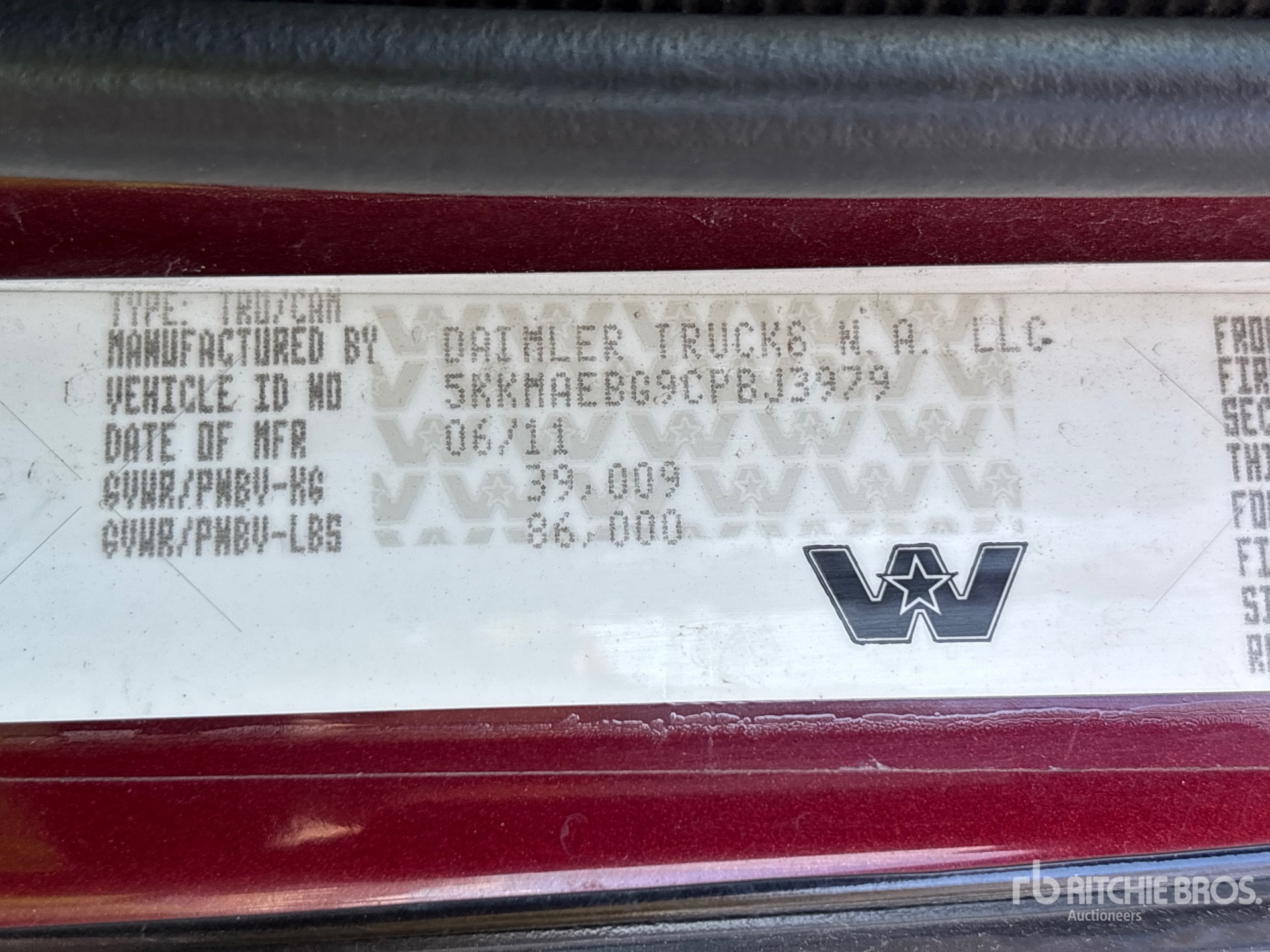 2012 Western Star 4900