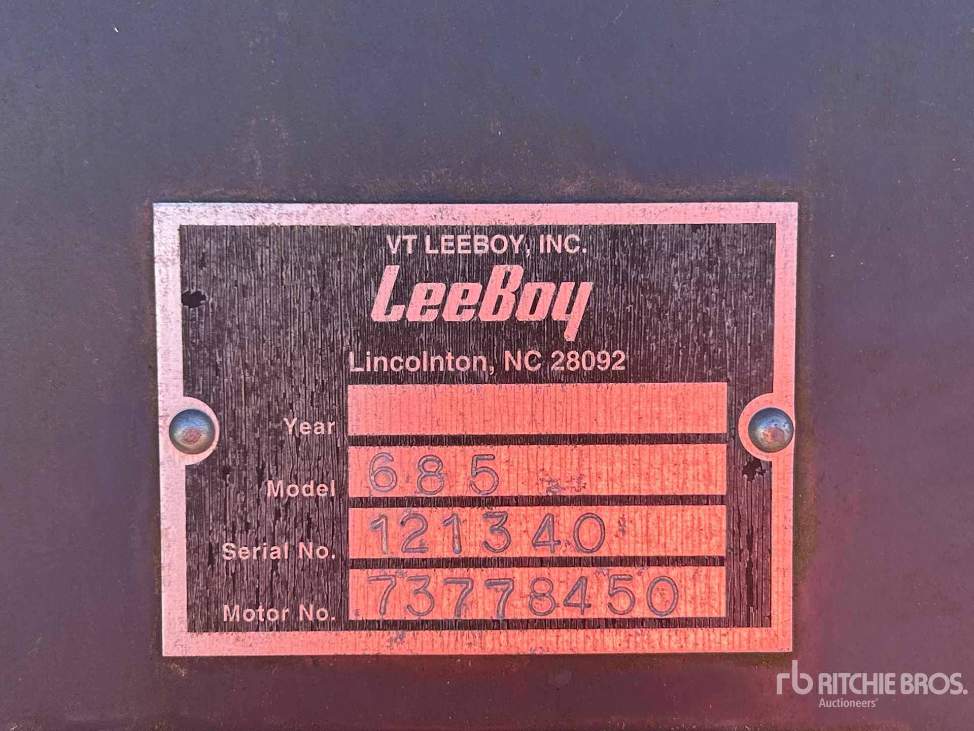 2016 Leeboy 685C