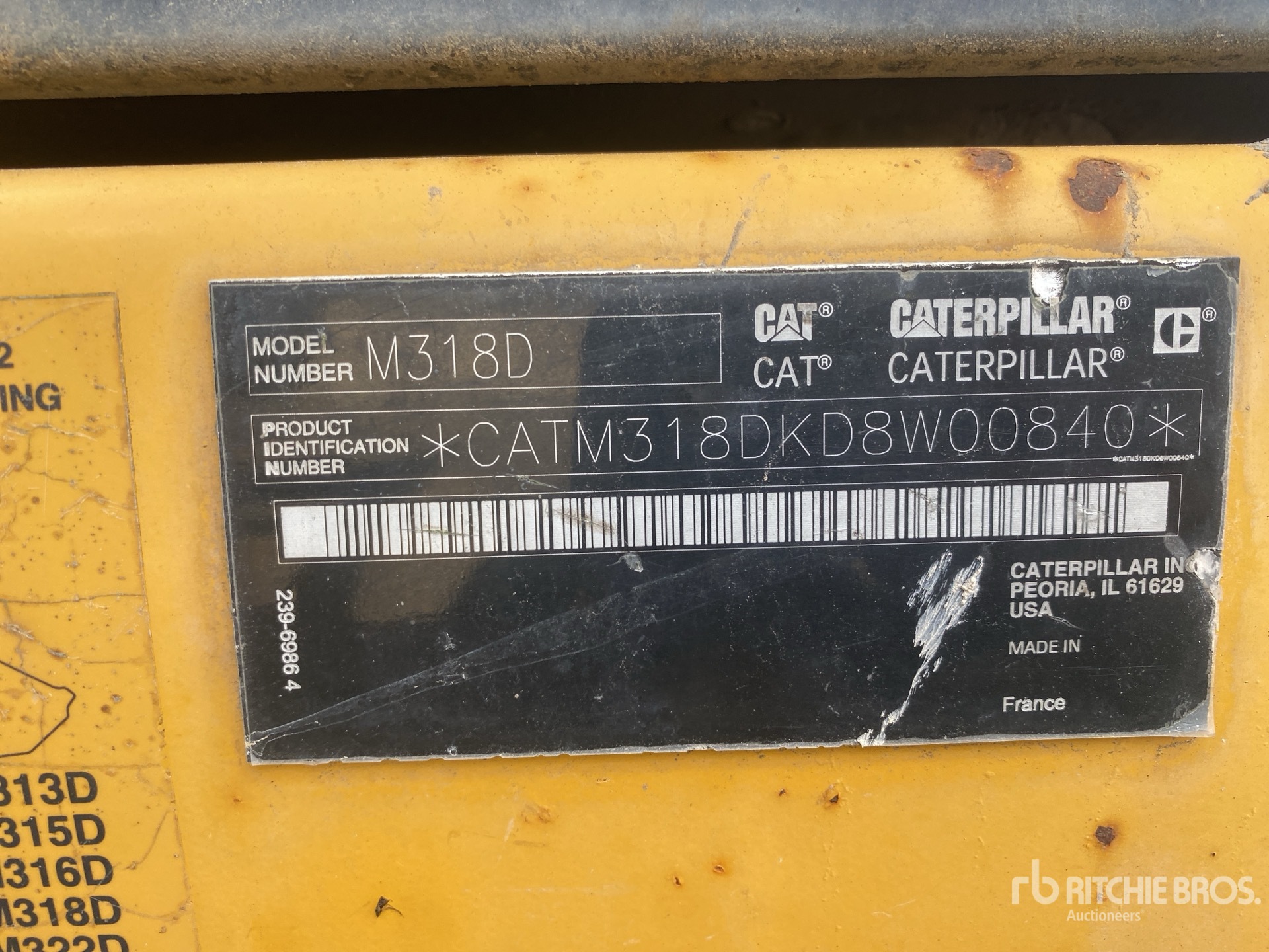 2013 Caterpillar M318D