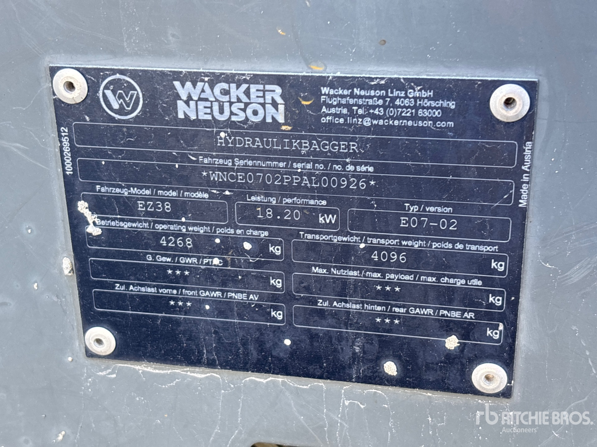 2016 Wacker Neuson EZ38