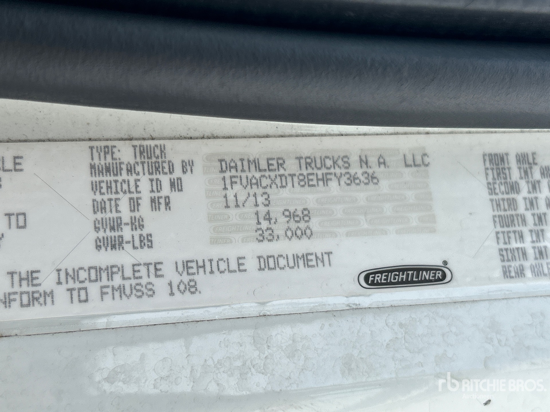 2014 Freightliner M2 106