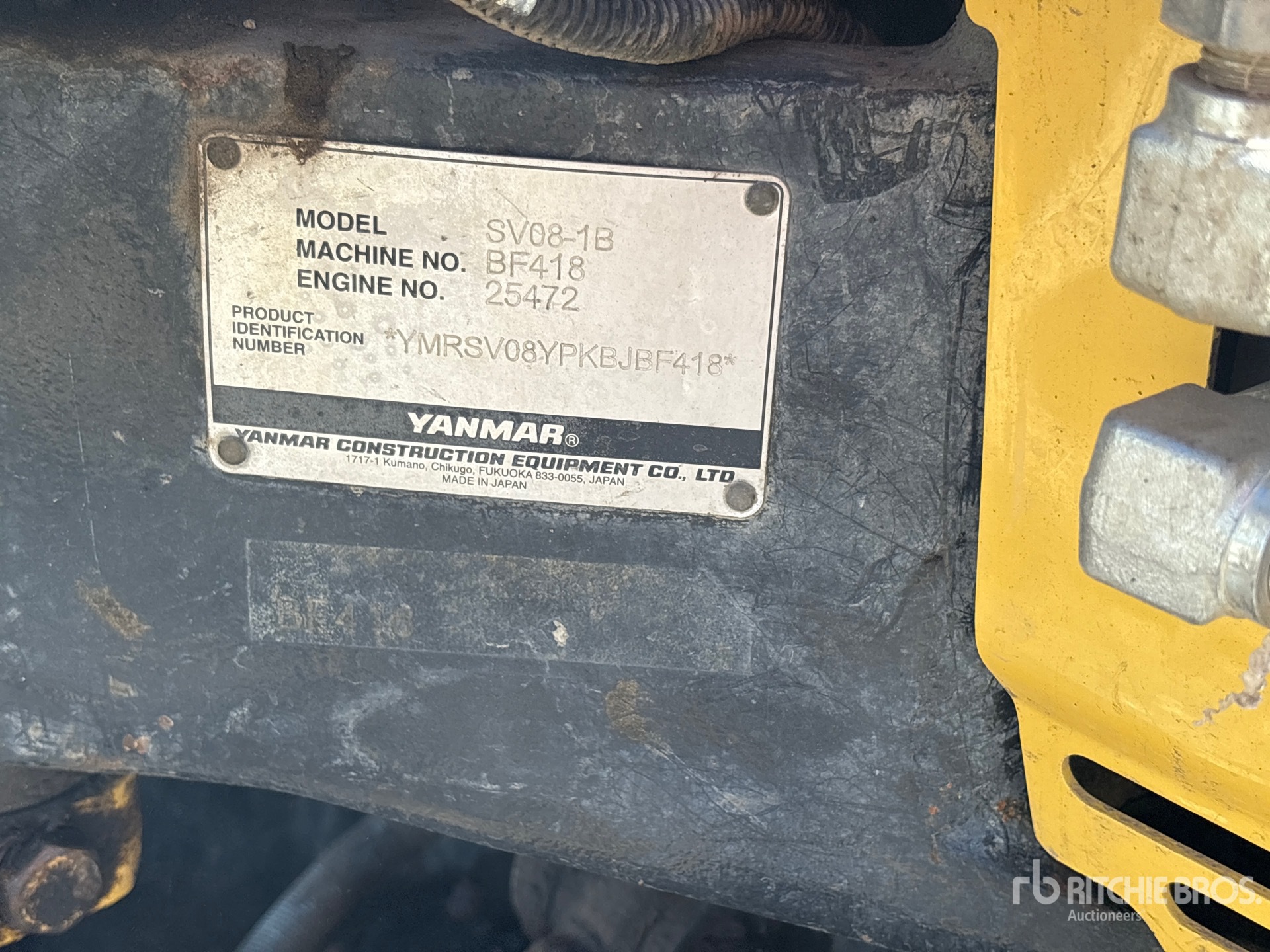 2019 Yanmar SV08