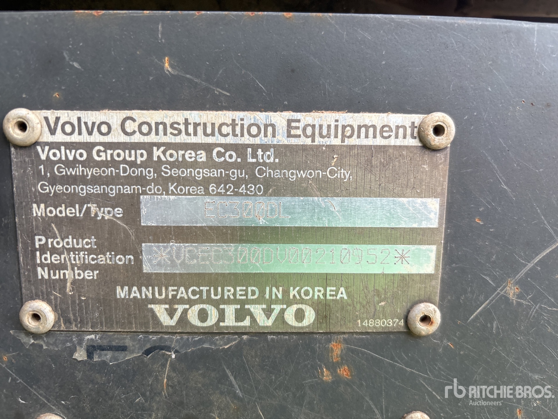 2013 Volvo EC300DL