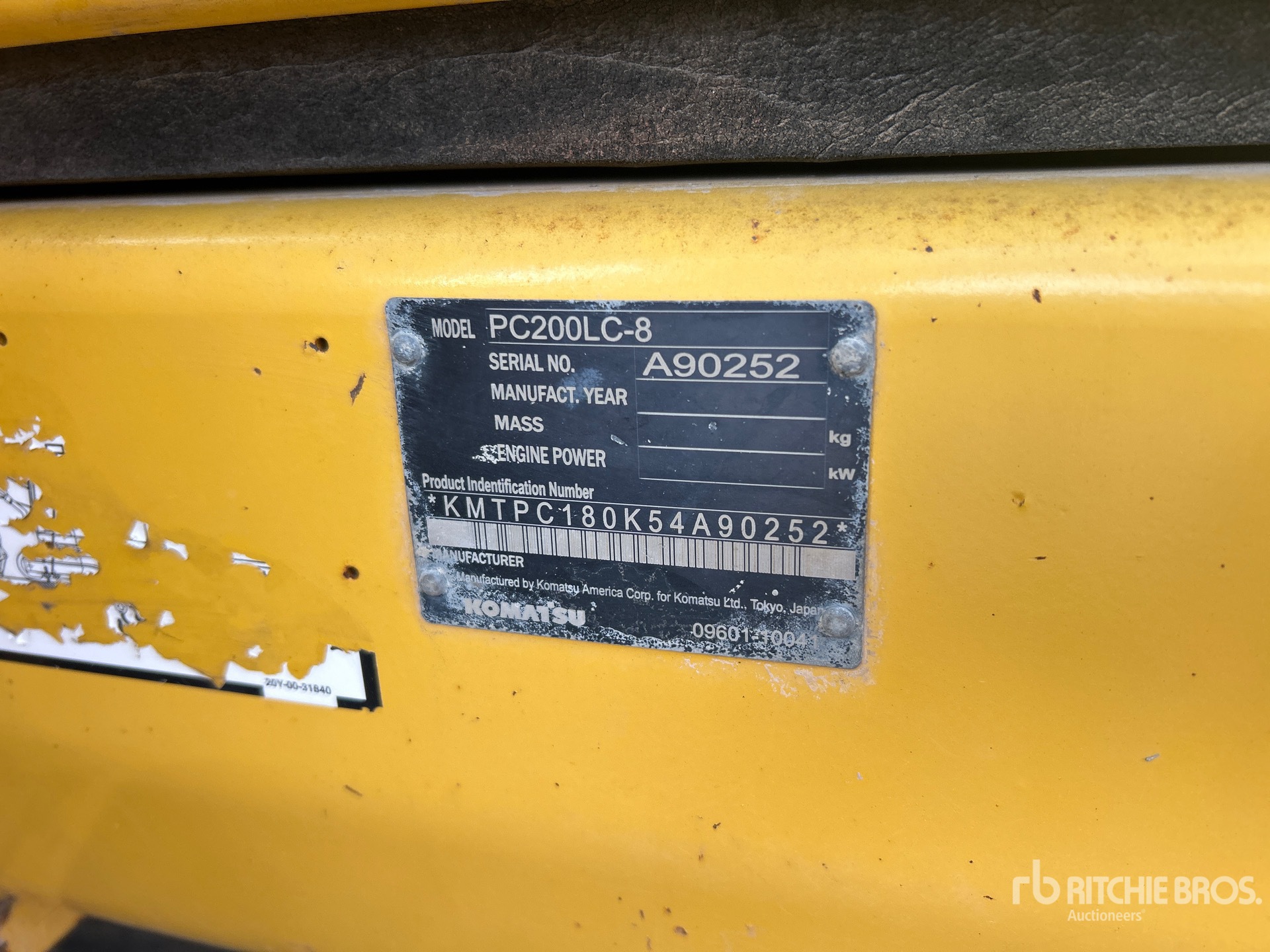 2011 Komatsu PC200LC-8