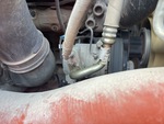 Engine with A/C Compressor