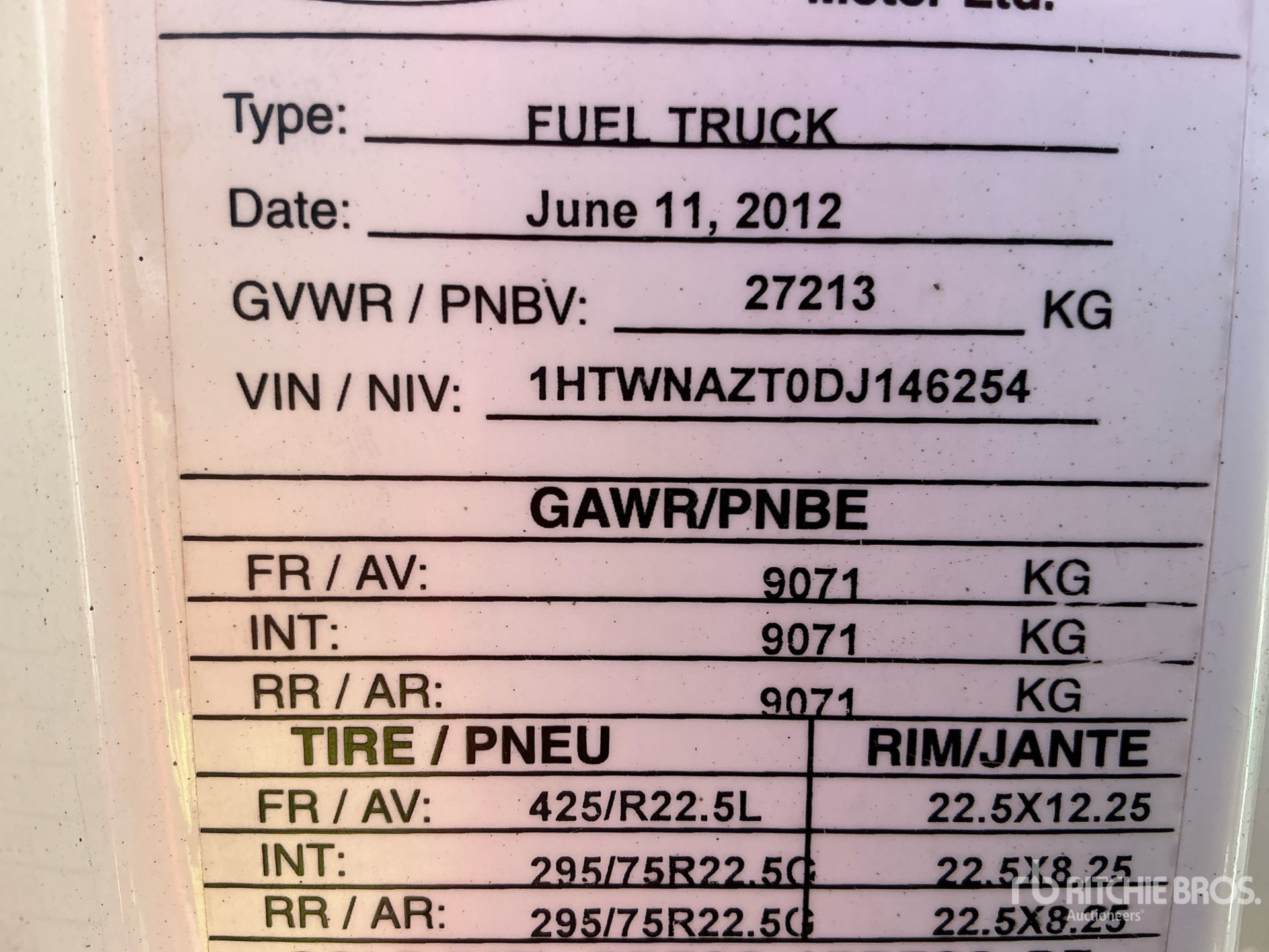 2013 International 7500