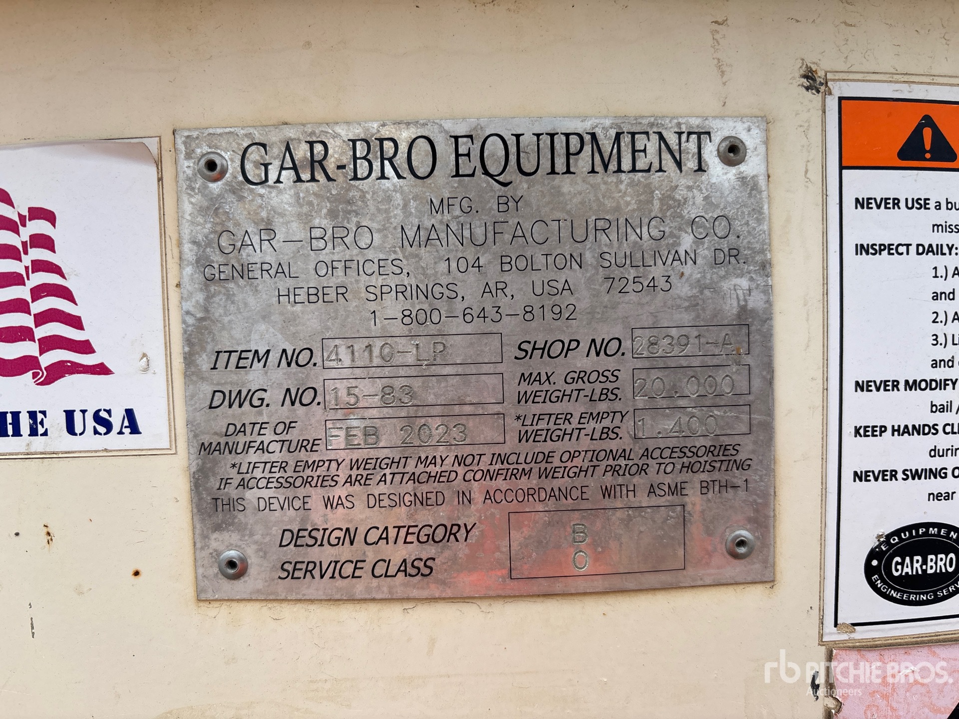 2023 Gar-Bro 4110-LP
