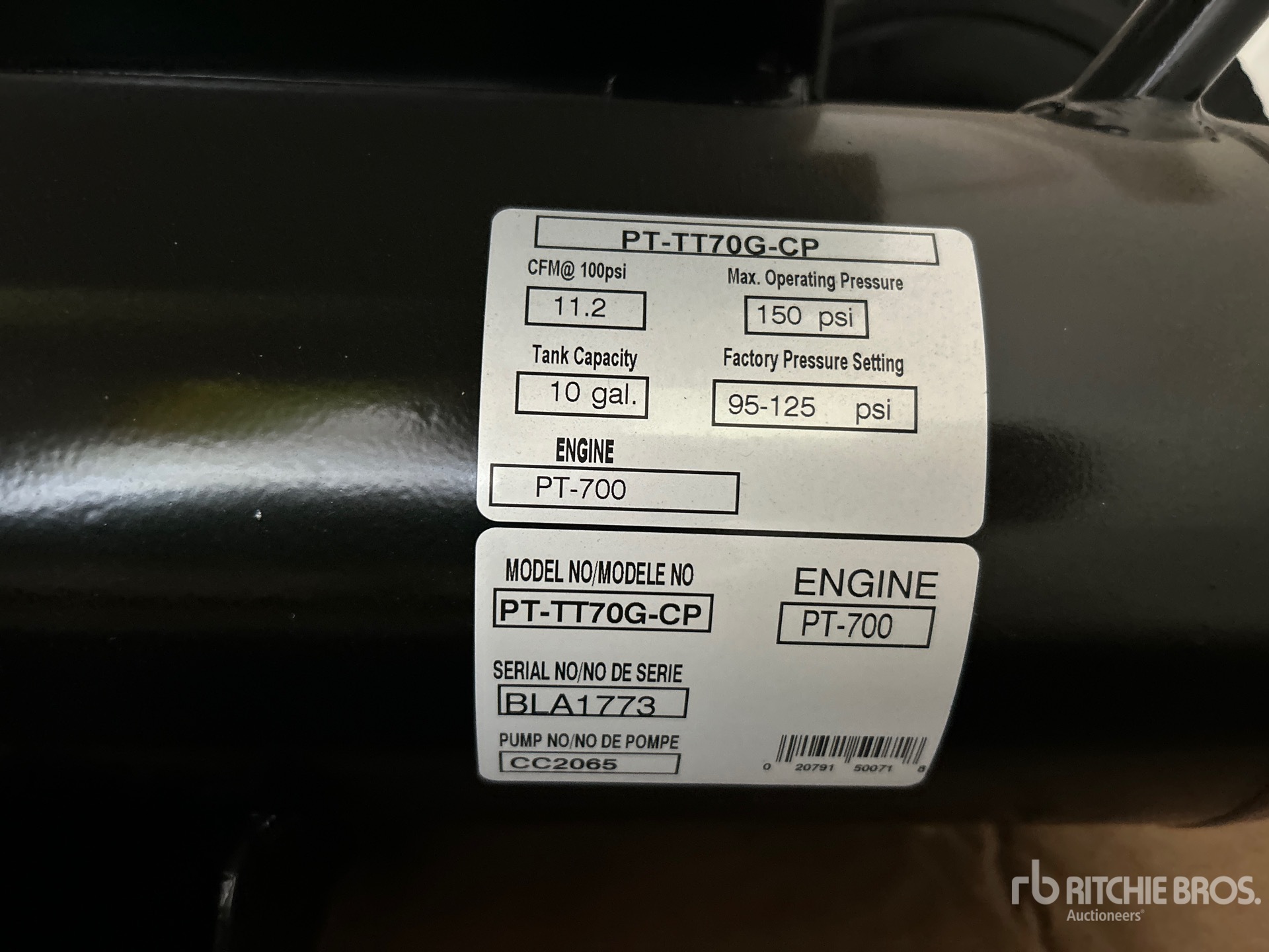 Powertrain 11.2 CFM SKID-MOUNTED 10 GAL