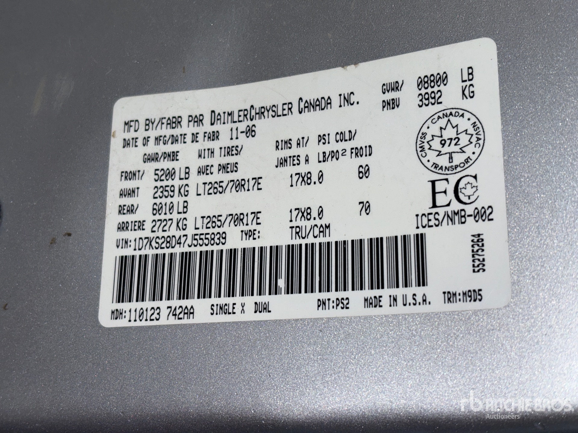 2007 Dodge Ram 2500