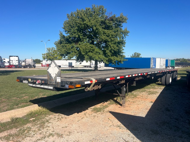 2008 Transcraft 48 ft T/A Spread Axle Flatbed Trailer