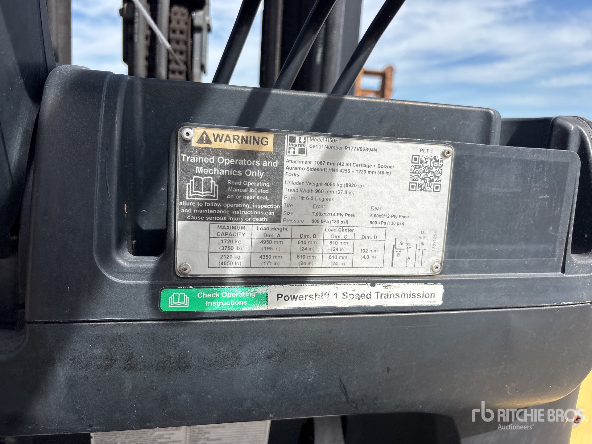 2015 Hyster H50FT