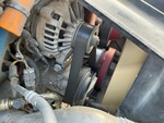 Engine with A/C Compressor