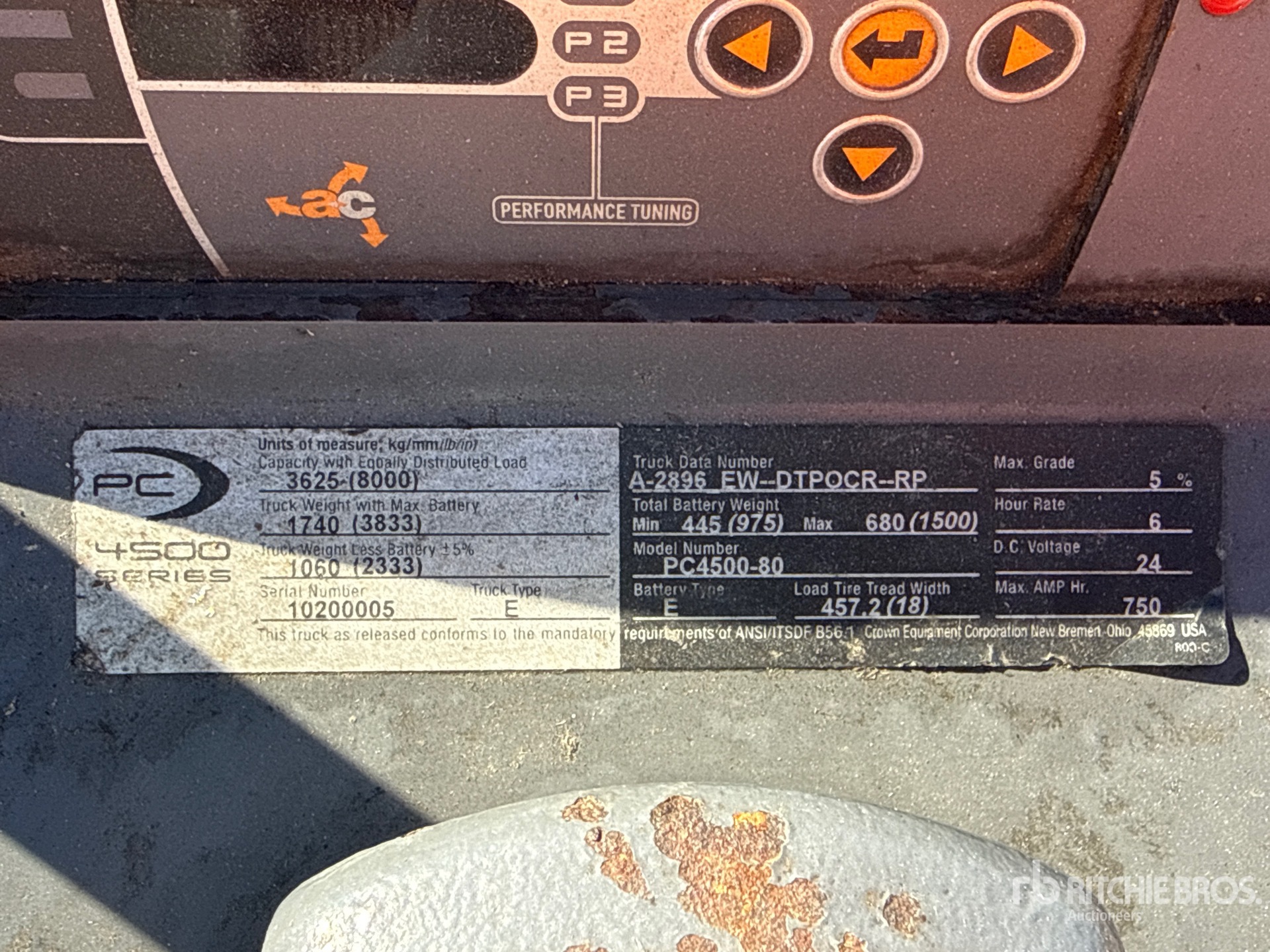 2020 Crown PC4500-80