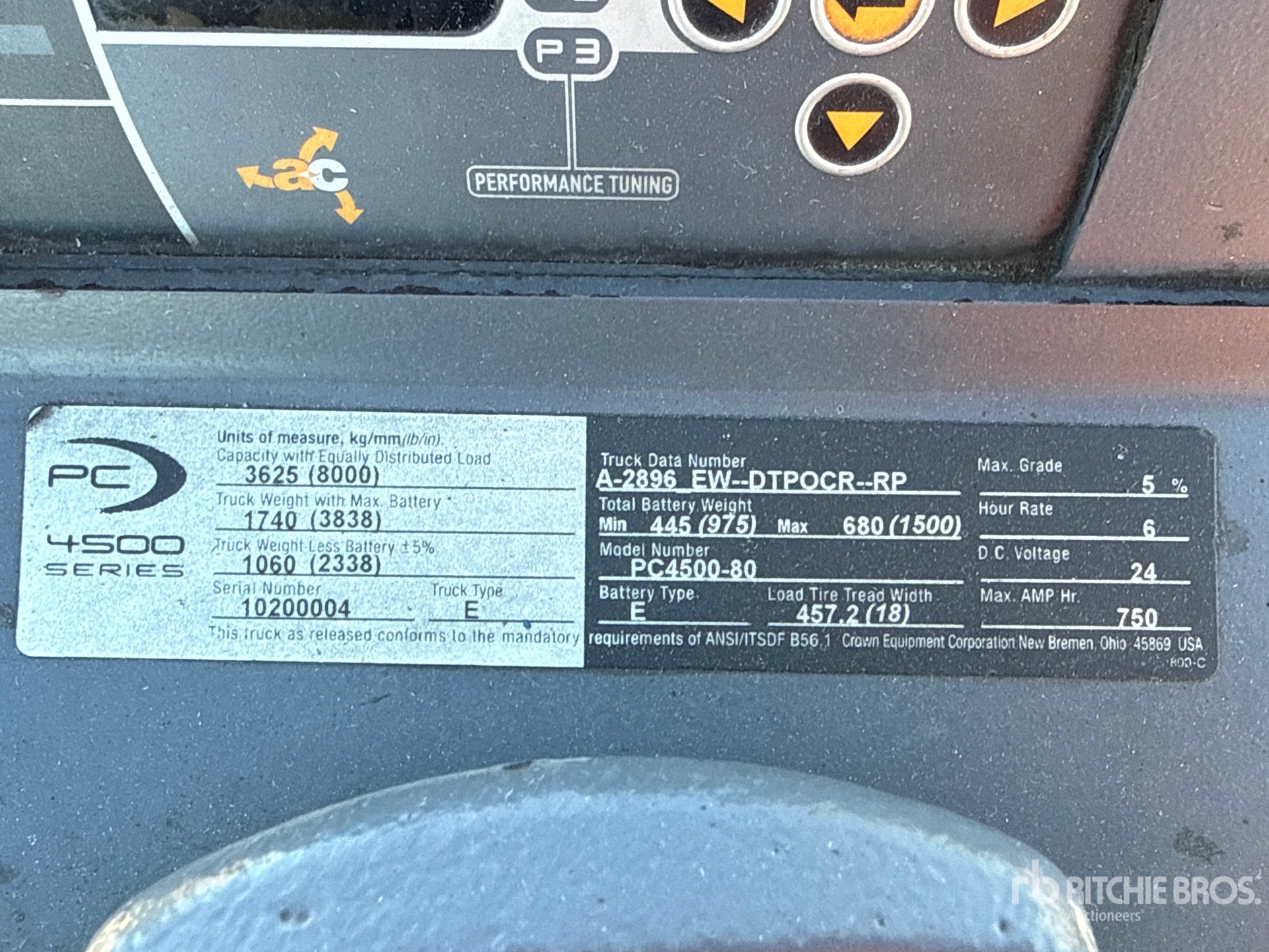 2020 Crown PC4500-80