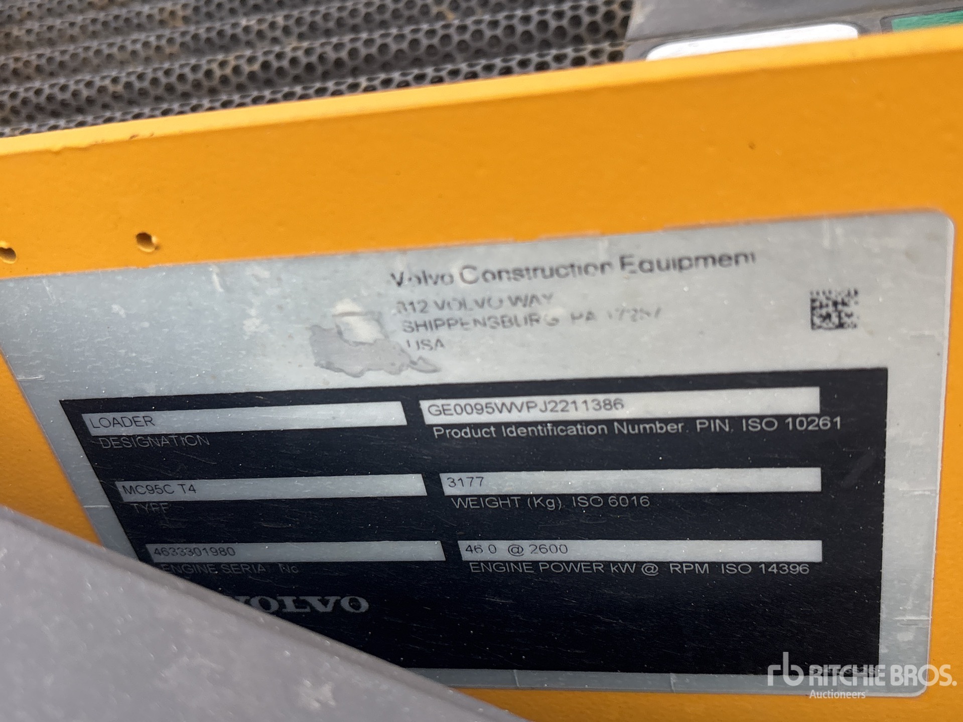 2018 Volvo MC95C