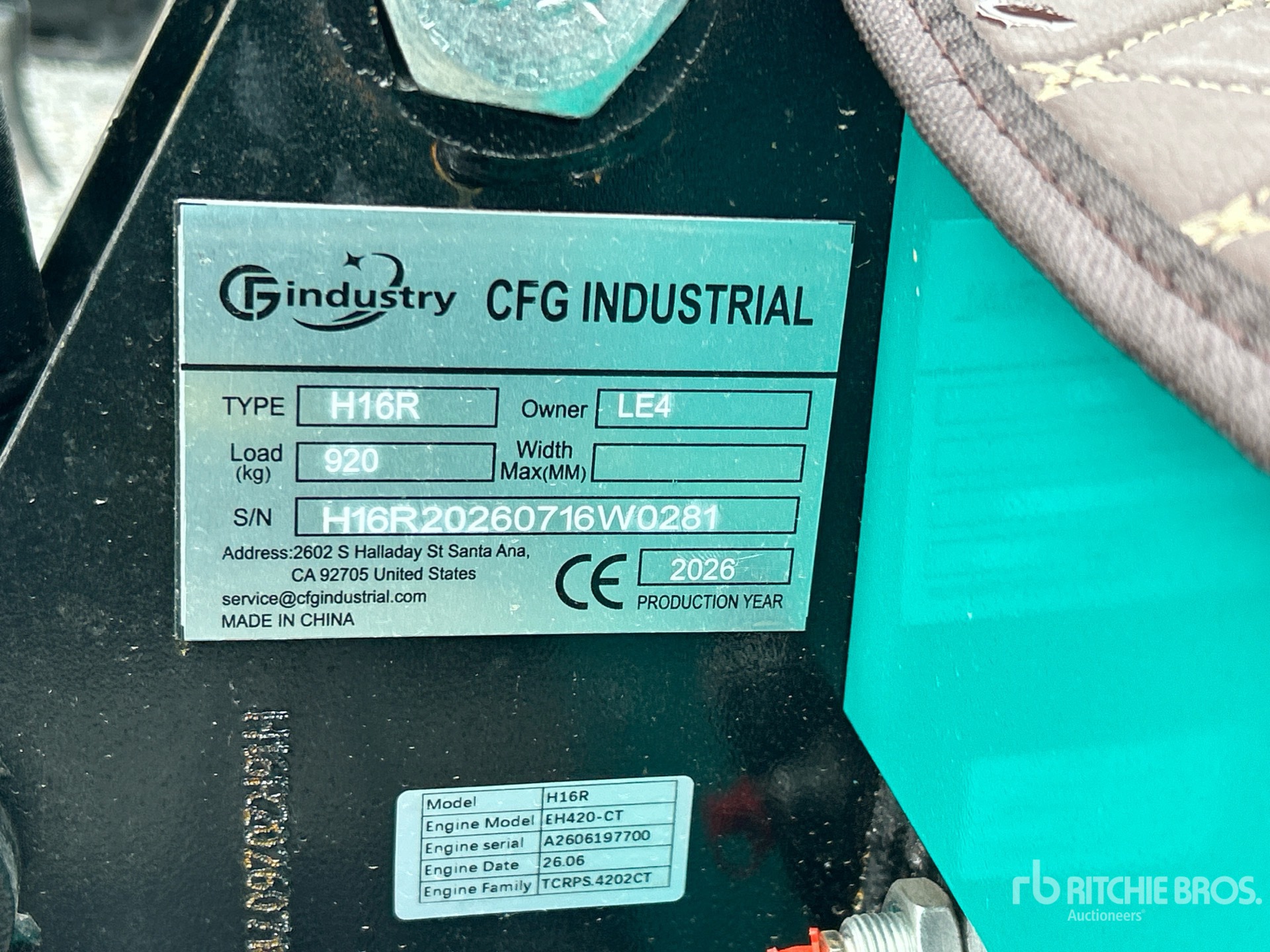 2026 CFG H16R