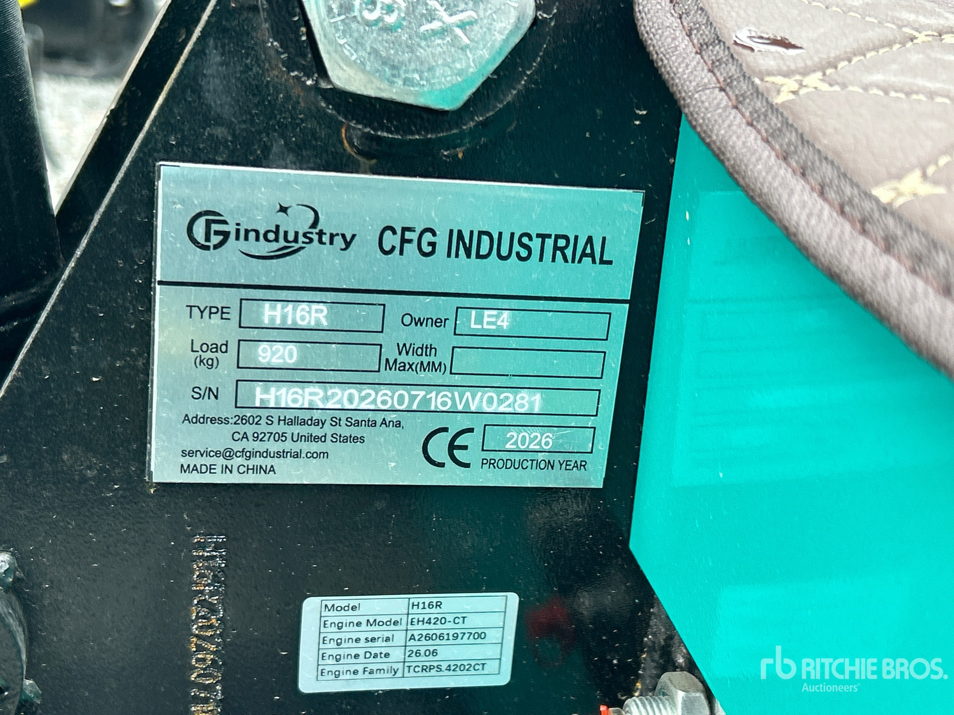 2026 CFG H16R