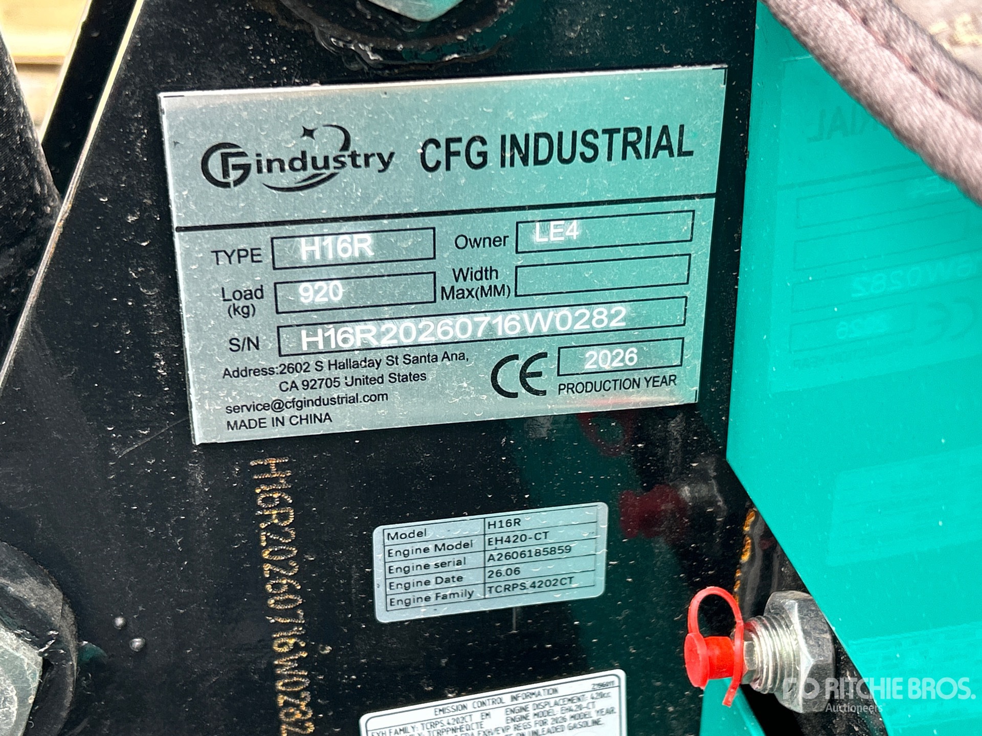 2026 CFG H16R