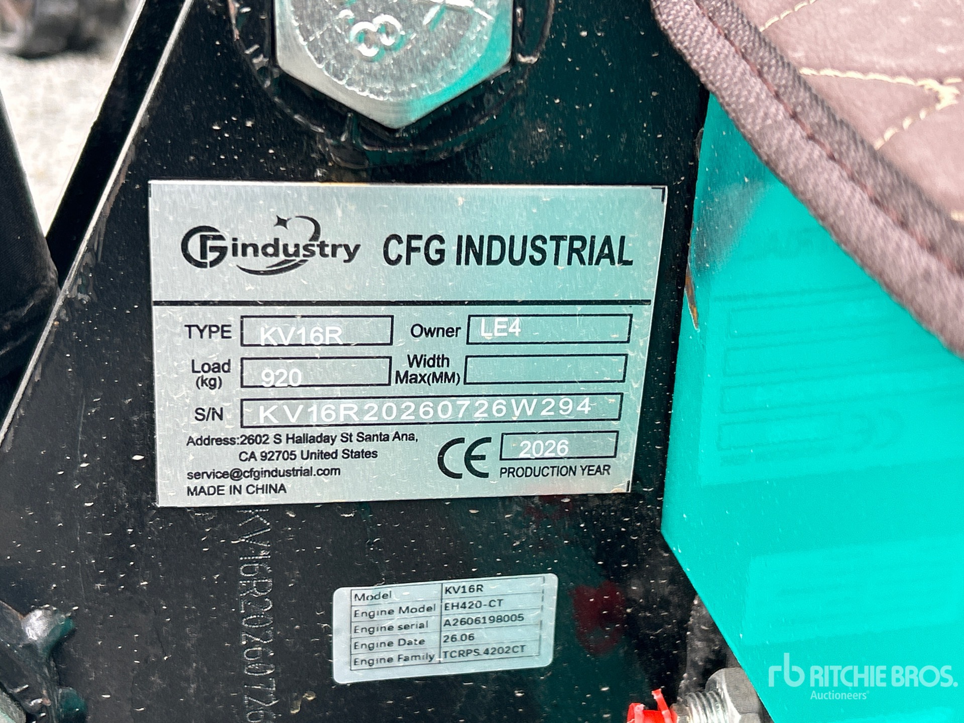 2026 CFG KV16R