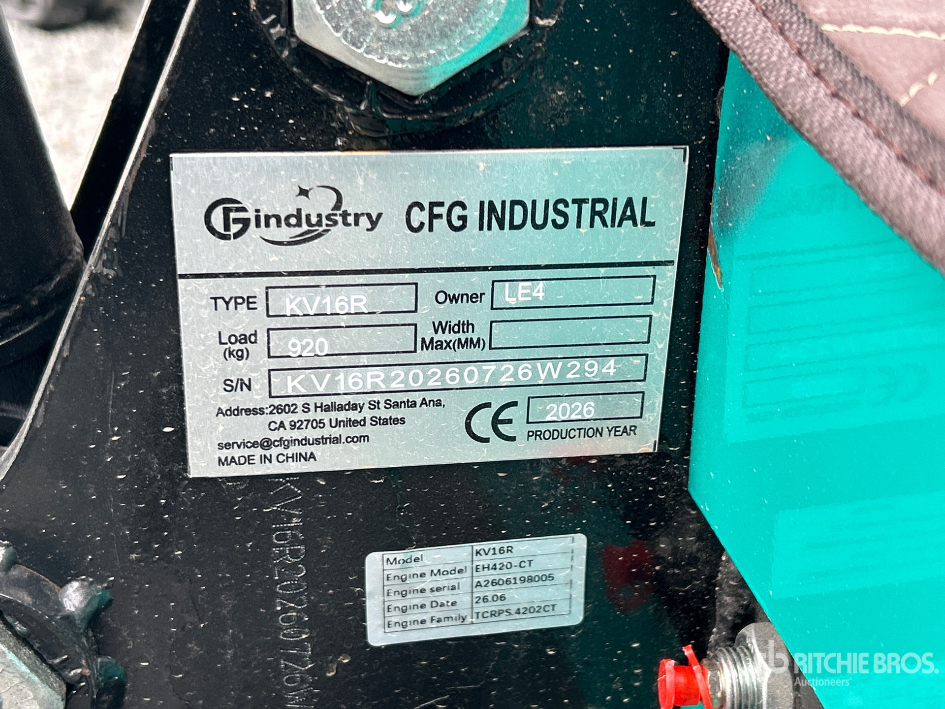 2026 CFG KV16R