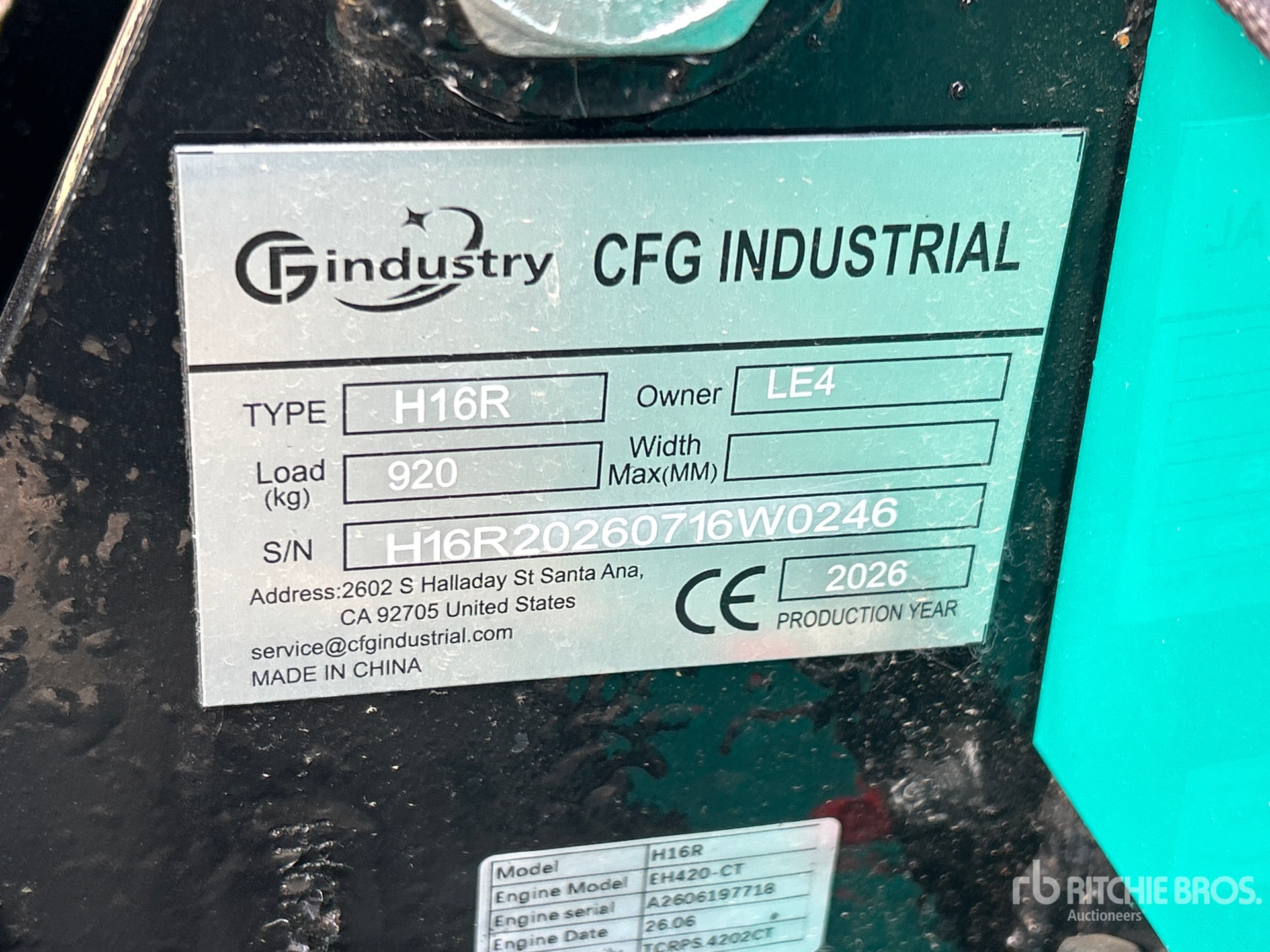 2026 CFG H16R
