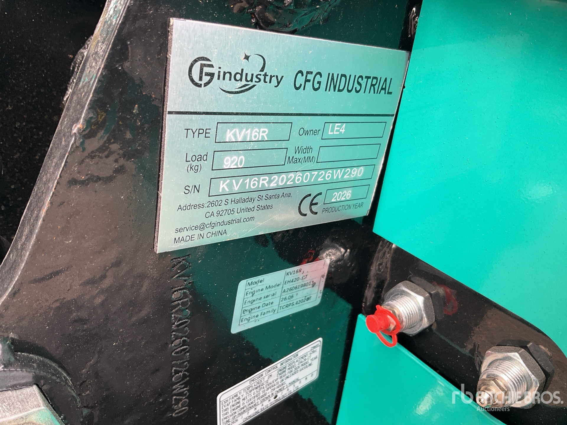 Photo of 2026 CFG KV16R