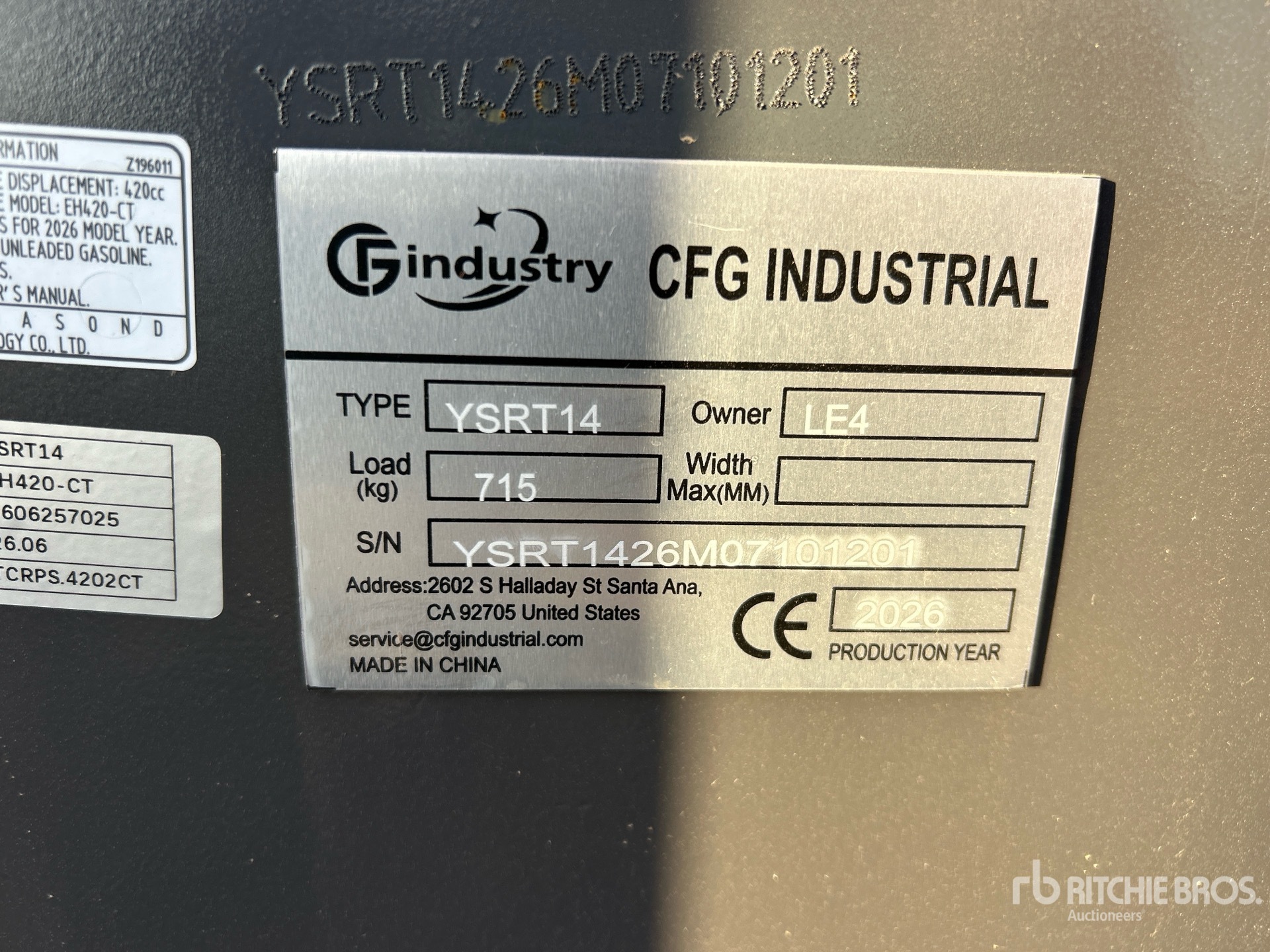 2026 CFG YSRT14