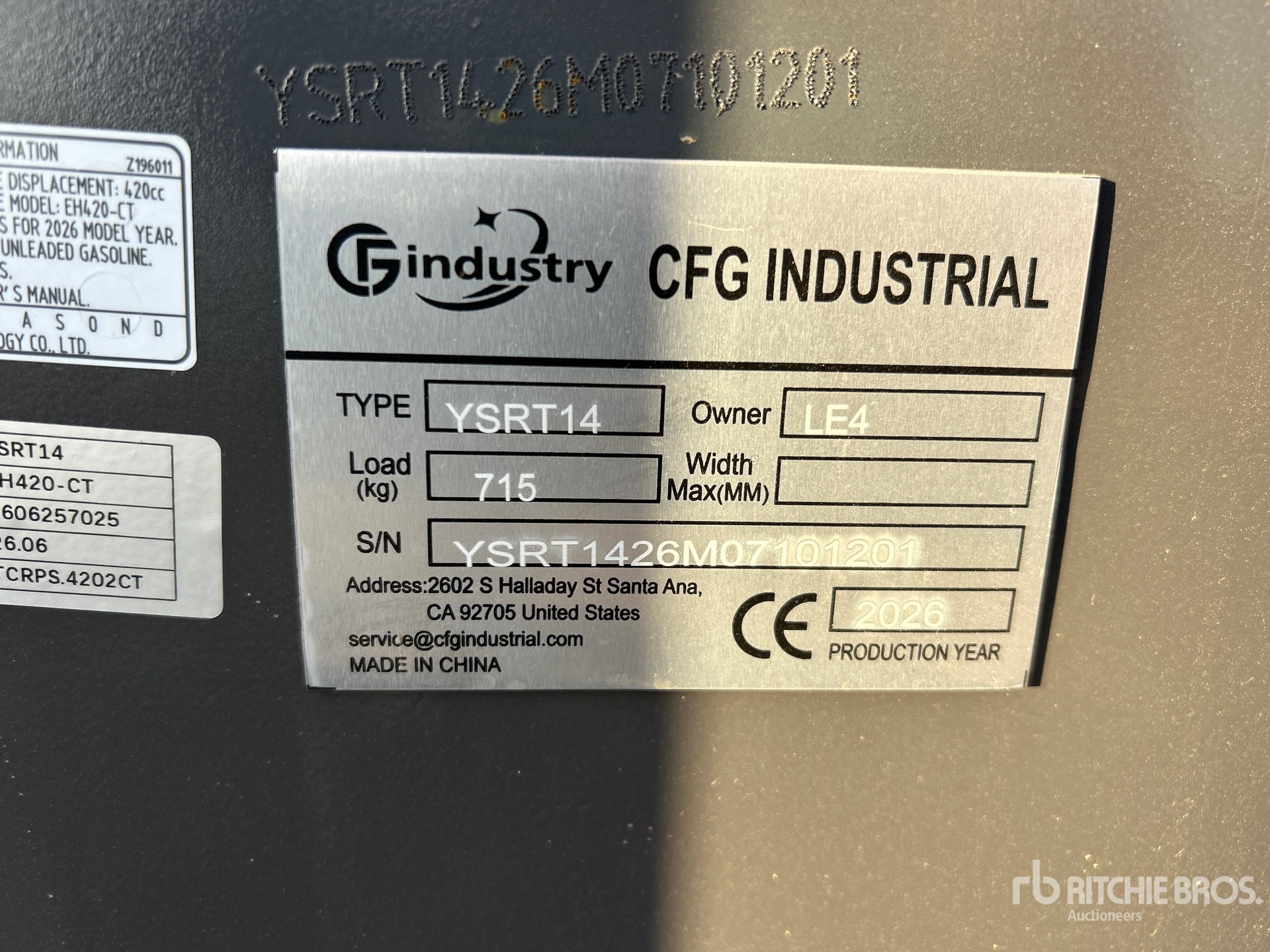 2026 CFG YSRT14
